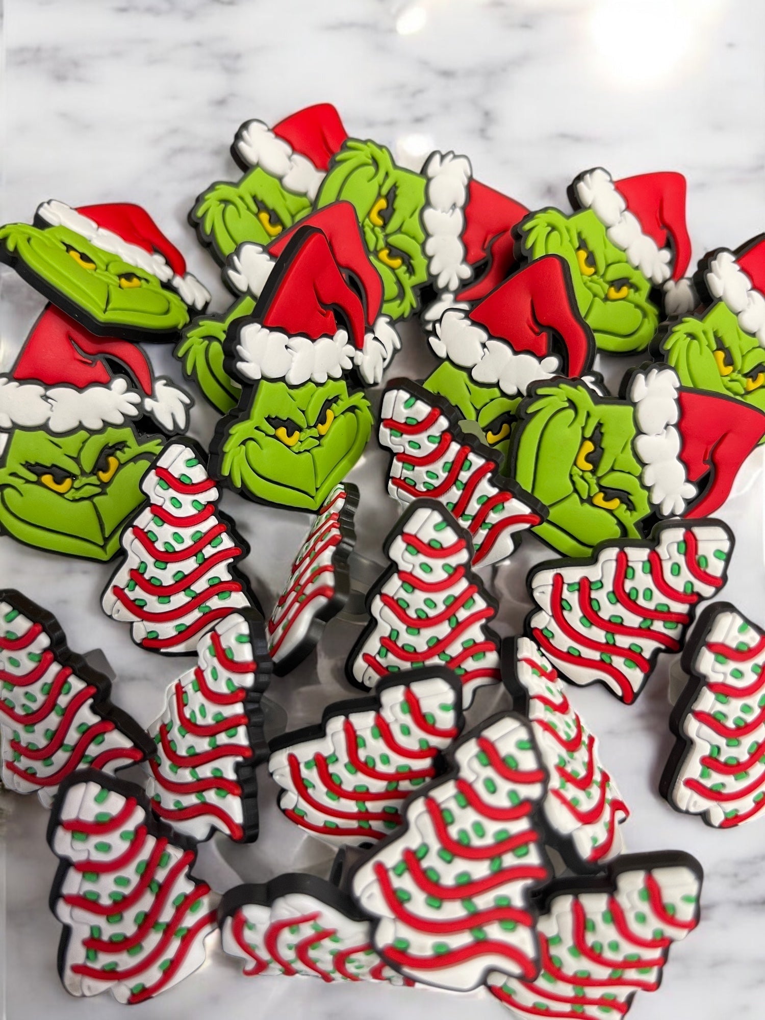 10 FOR $5 GRINCHY + DEBBIE TOPPERS - Sip Sip Hooray