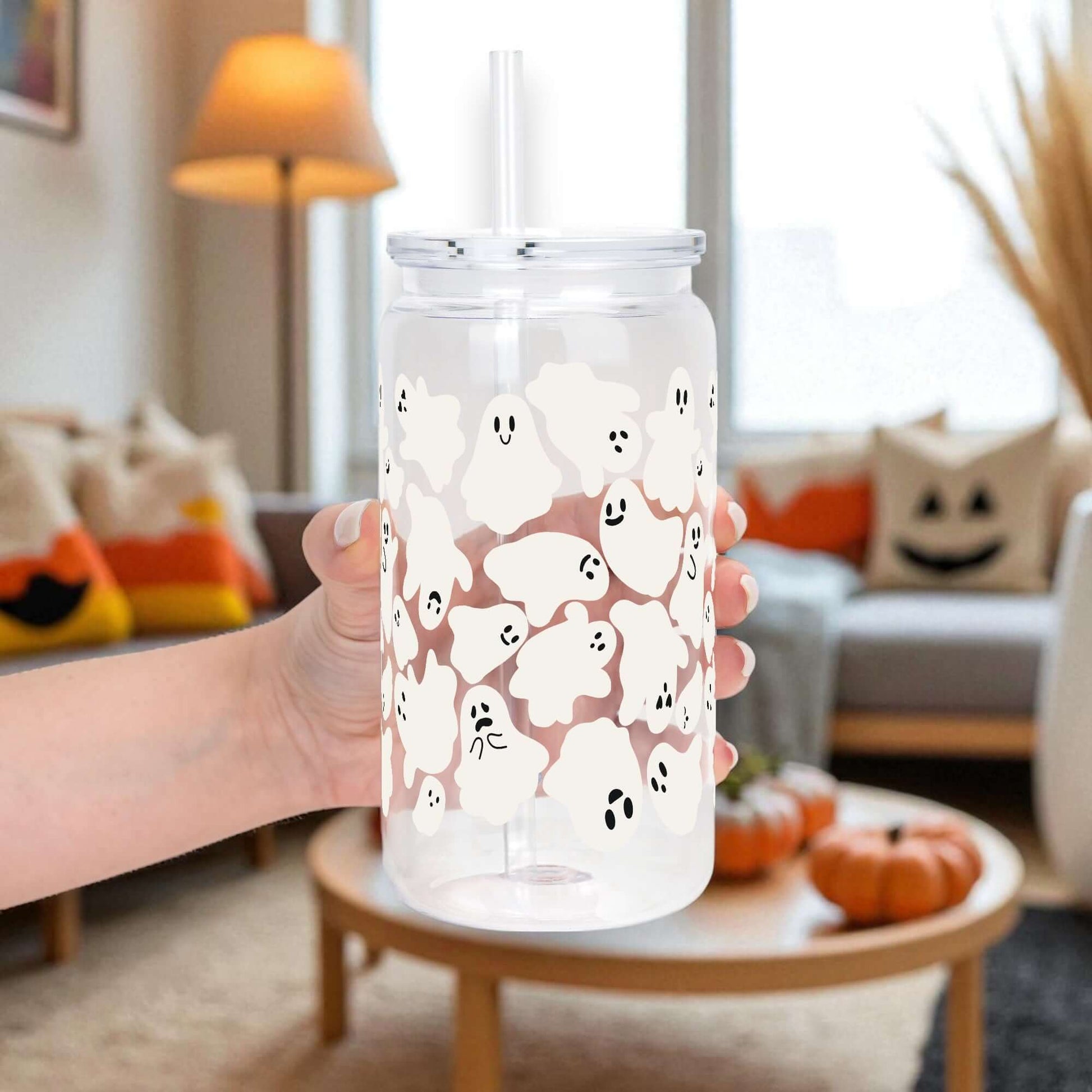 Classic Ghosties Cup With Lid and Straw from Sip Sip Hooray – Tumblers