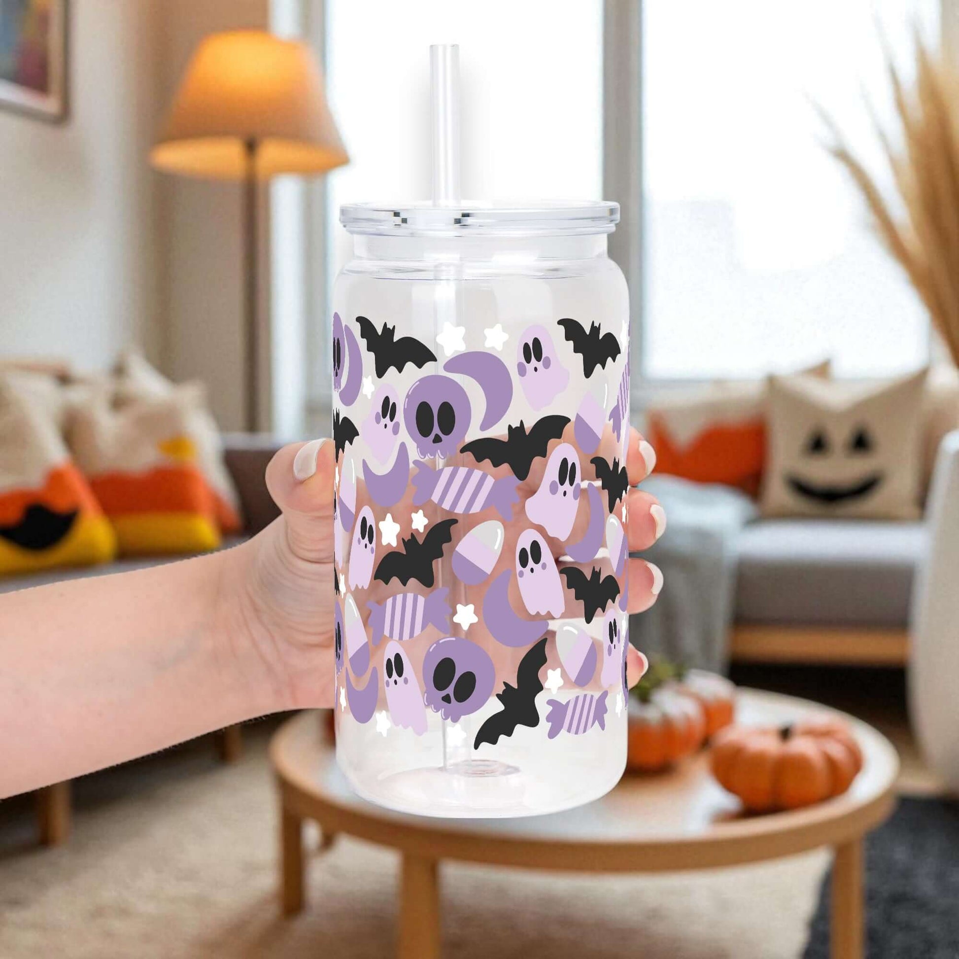 Sweet & Spooky Cup With Lid and Straw from Sip Sip Hooray – Tumblers