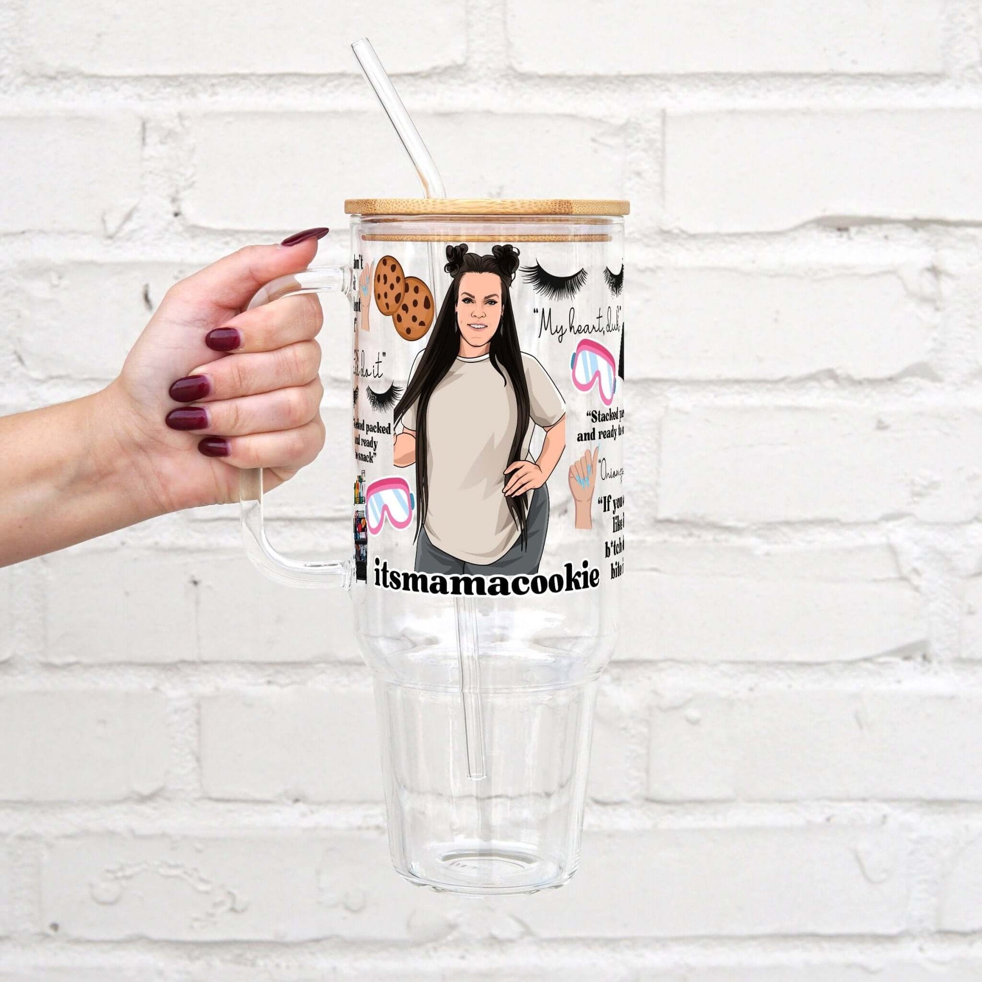 16oz Mama Cookie x Sip-Sip Hooray! Collaboration Cup from Sip Sip Hooray – Tumblers