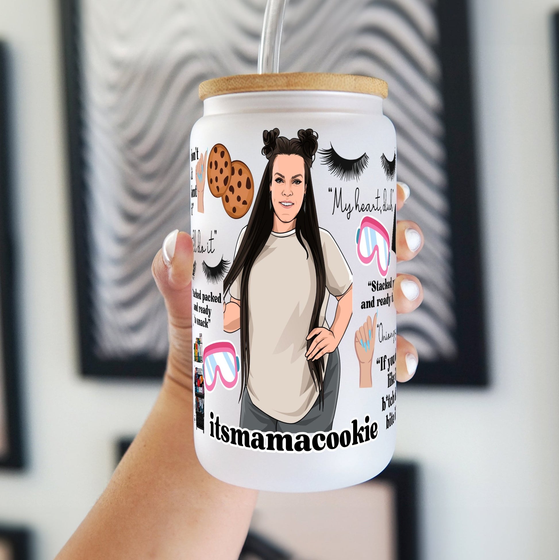 16oz Mama Cookie x Sip - Sip Hooray! Collaboration Cup - Sip Sip Hooray
