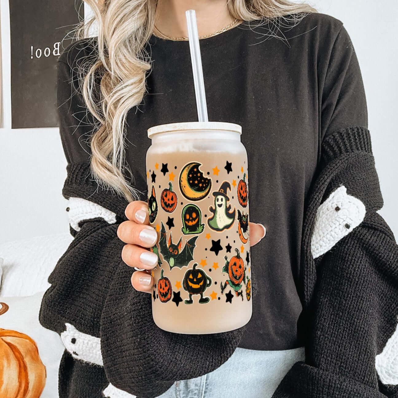 Retrocore Halloween Cup With Lid and Straw from Sip Sip Hooray – Tumblers