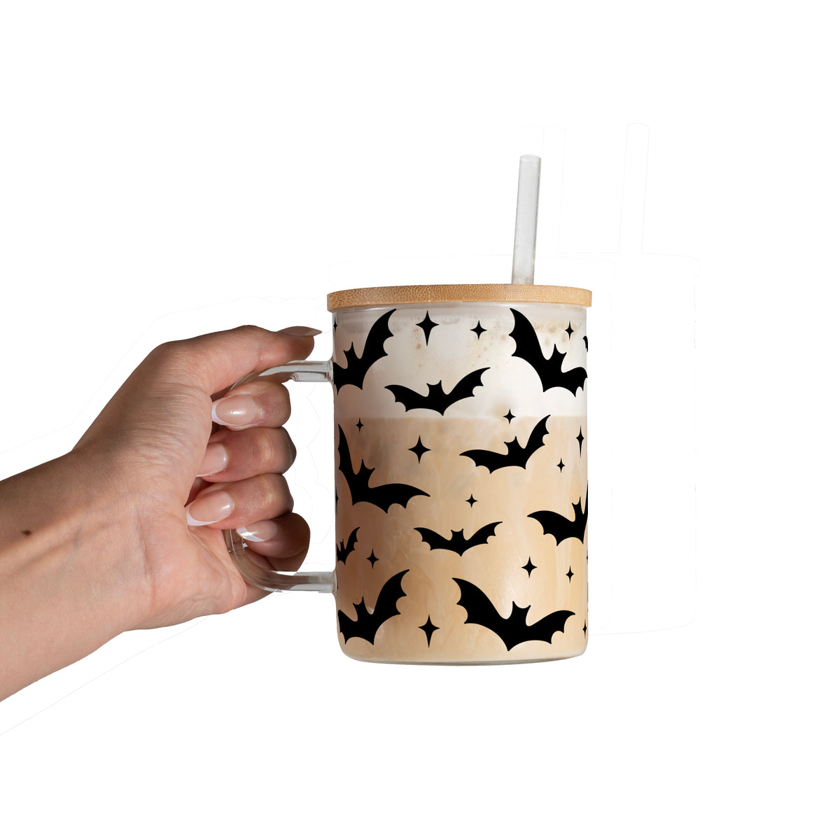 Bats on Bats Glass Cup