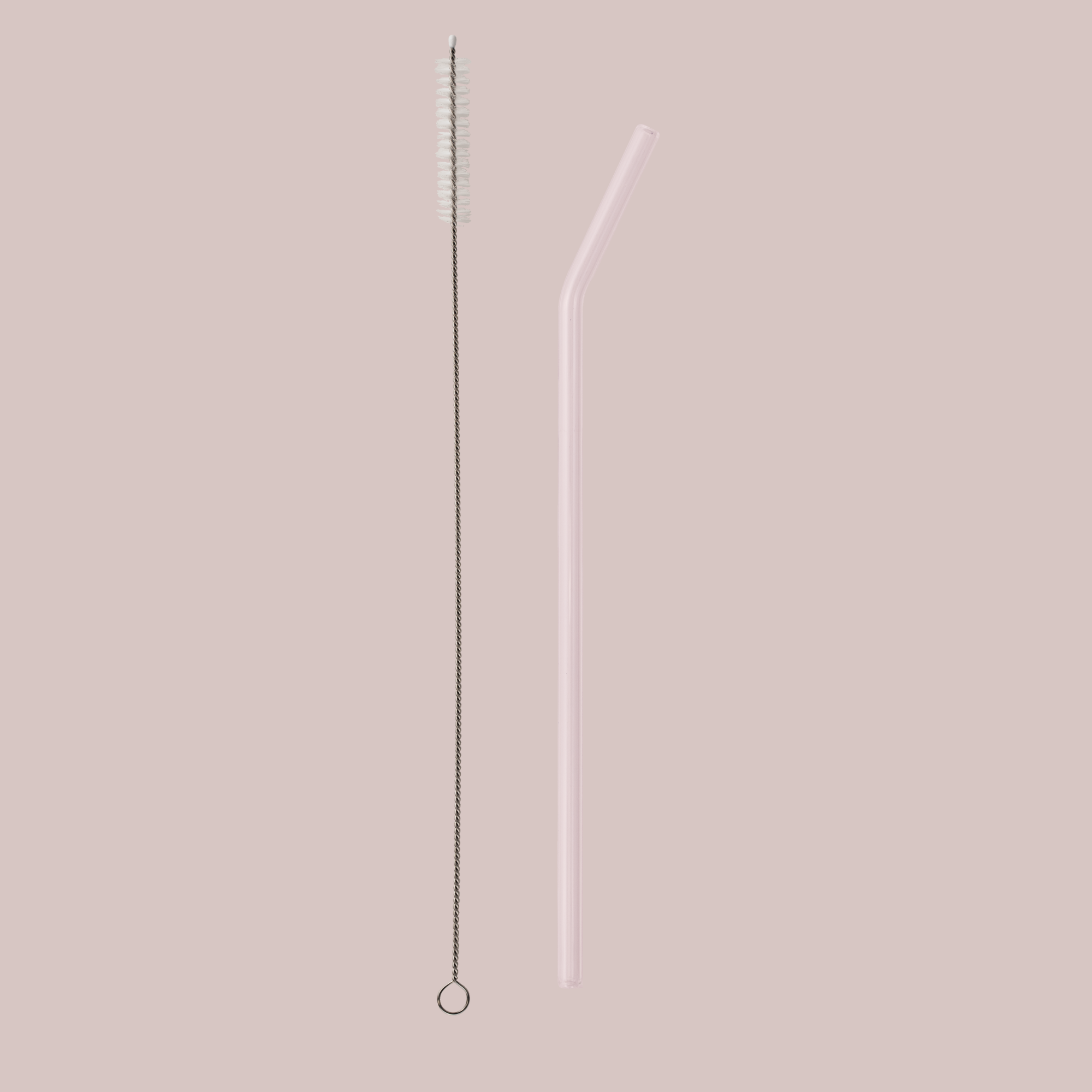 16oz Pink Straw Set