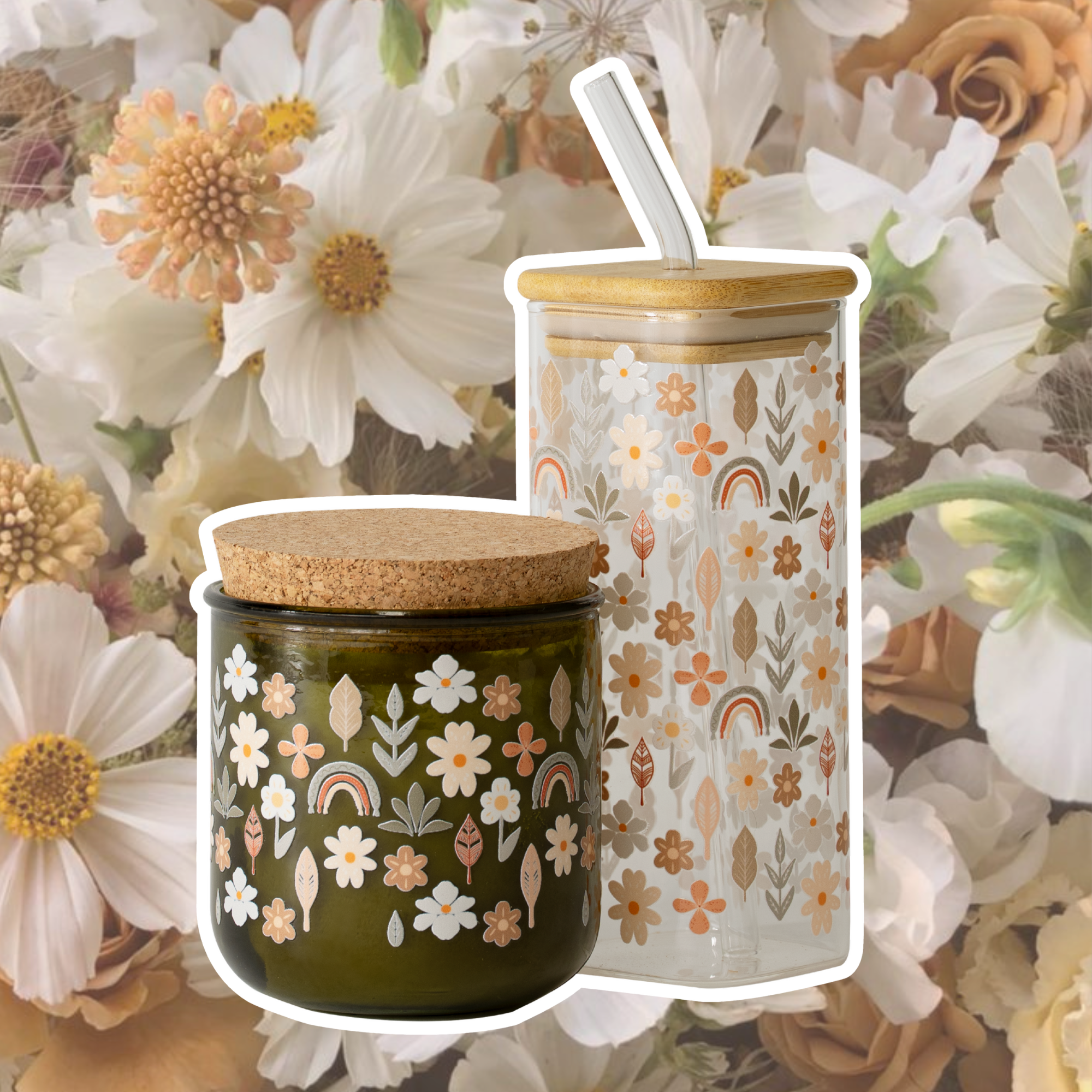 Neutral Wildflowers Set | SSH x HAH Collab