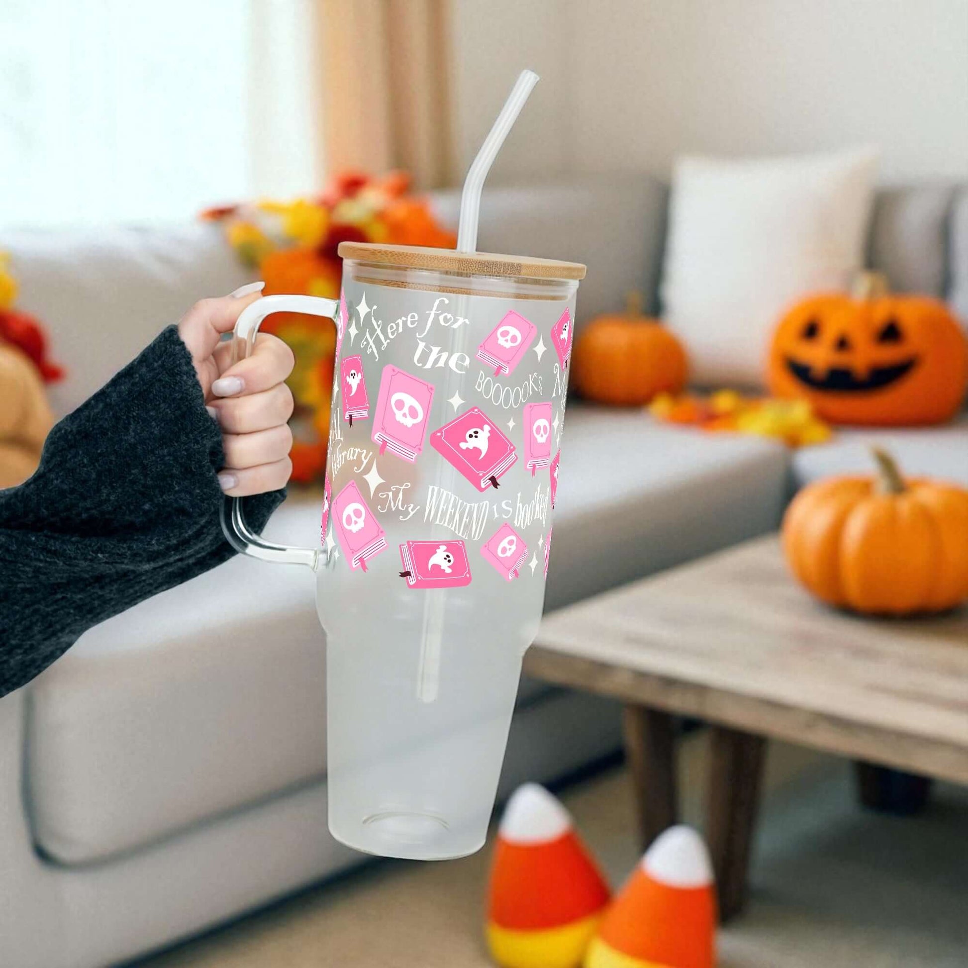 Boo-Kish Halloween 40oz Tumbler with Lid and Straw from Sip Sip Hooray – Tumblers