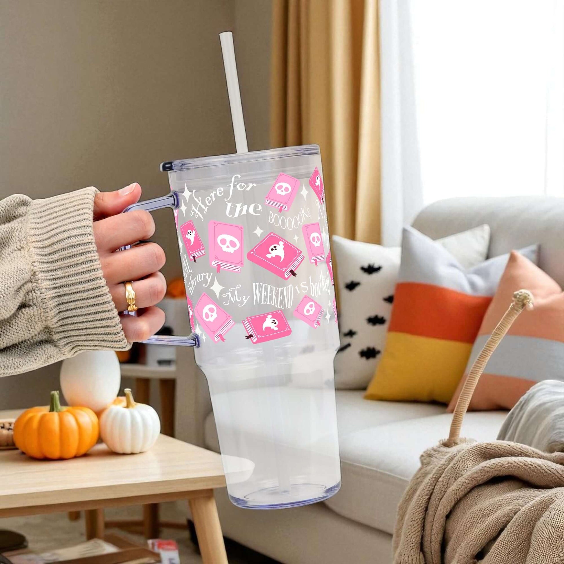 Boo-Kish Halloween 40oz Tumbler with Lid and Straw from Sip Sip Hooray – Tumblers