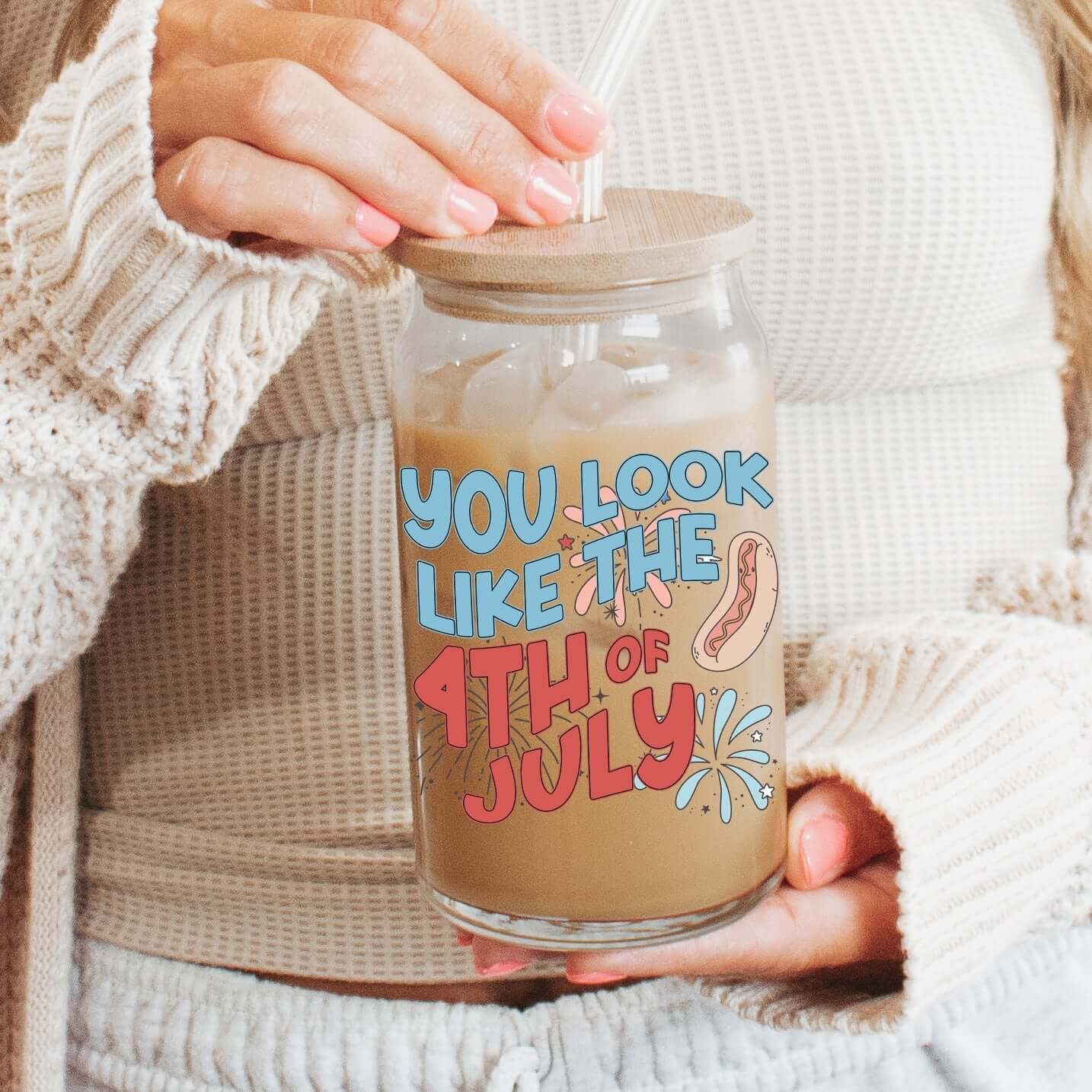 4th of July Cup With Lid and Straw from Sip Sip Hooray – Tumblers