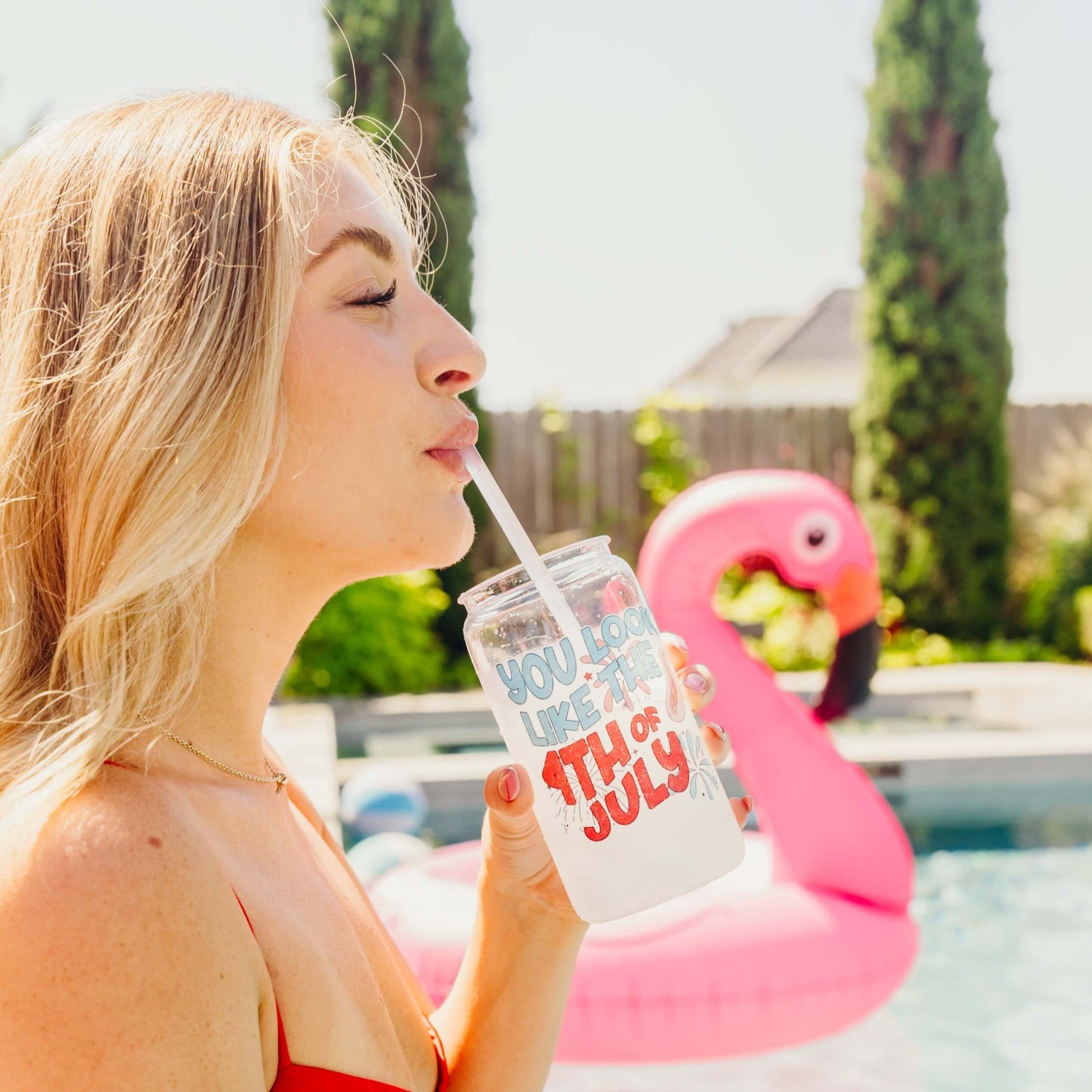 4th of July Cup With Lid and Straw from Sip Sip Hooray – Tumblers