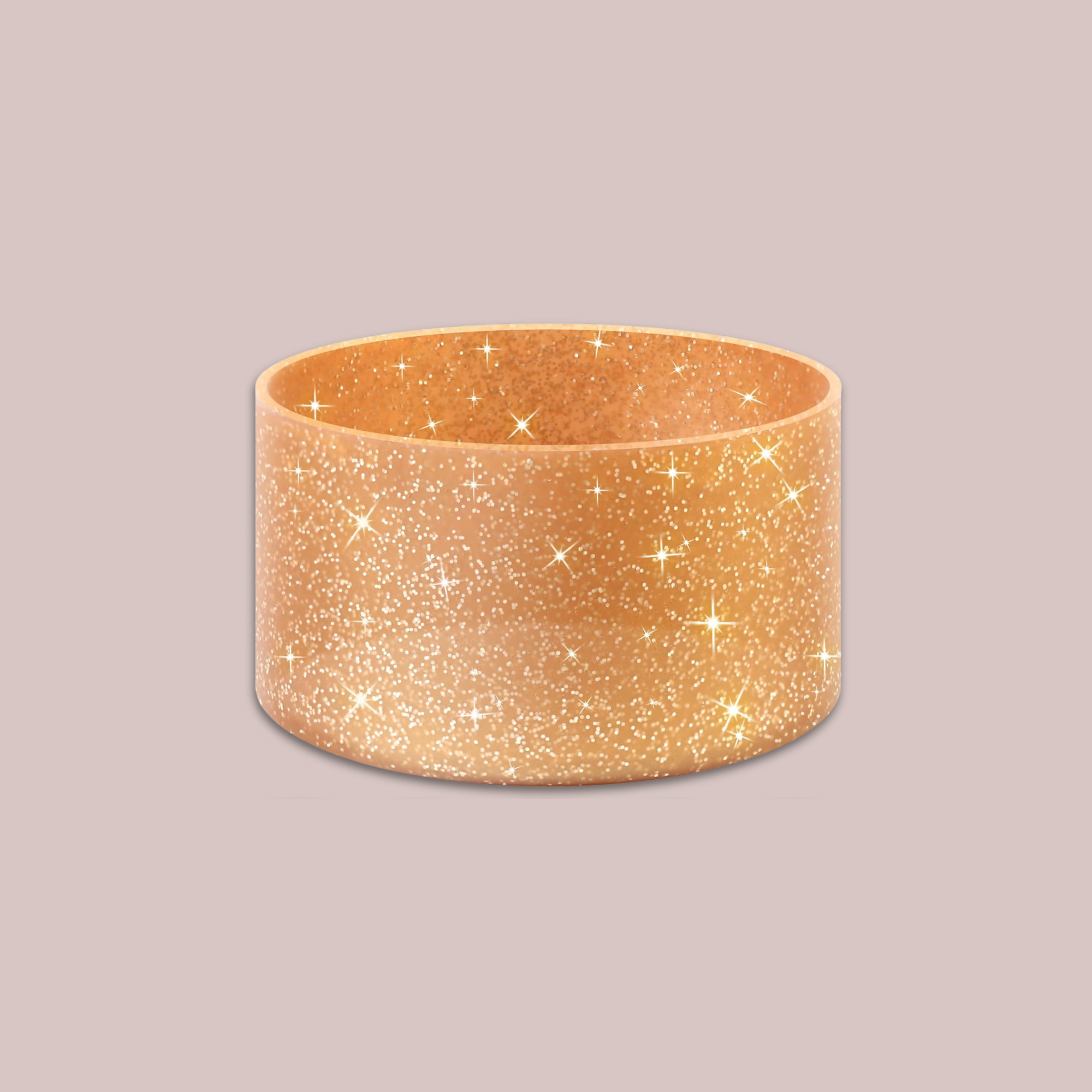 Glitter Orange Boot- Universal Protective Silicone Bottom Cover for 32/40oz Tumblers