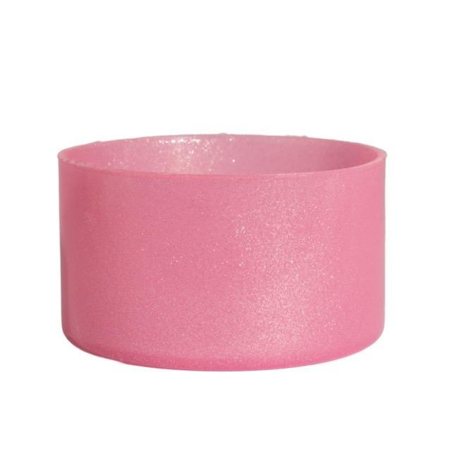Hot Pink Glitter Silicone Boot Cover, Universal Bottom Protector for 32oz & 40oz Tumblers