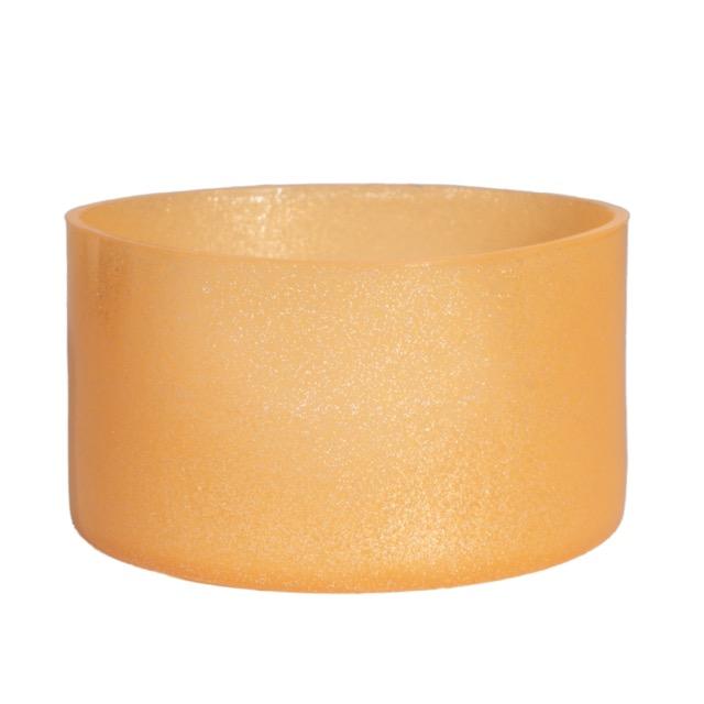 Orange Glitter Silicone Boot Cover, Universal Bottom Protector for 32oz & 40oz Tumblers