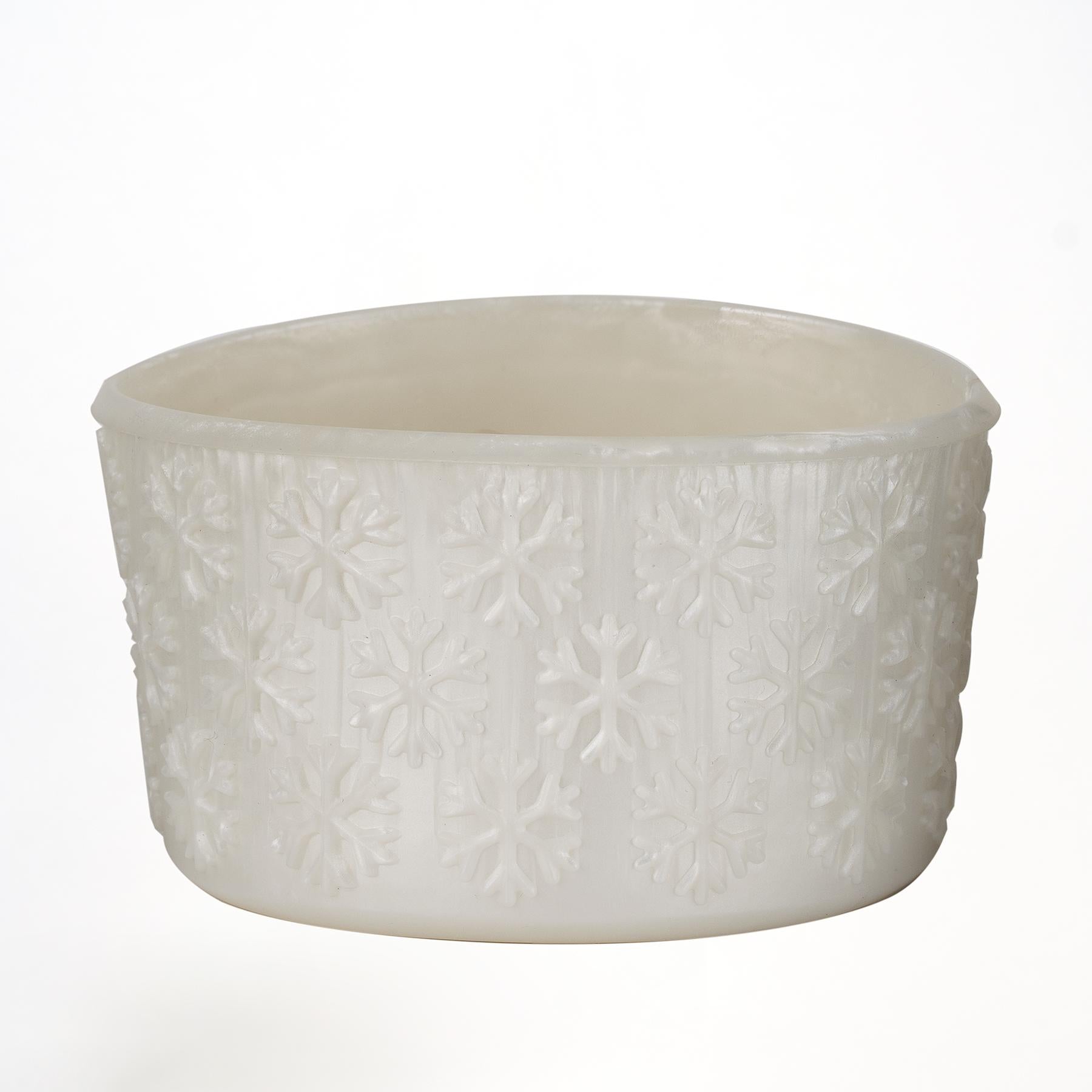 Pearl Snowflakes Silicone Boot Cover, Universal Bottom Protector for 32oz & 40oz Tumblers