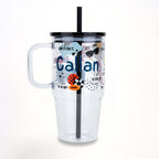 Boy's Affirmations 20oz Kids Tumbler with Handle, Lid & Straw from Sip Sip Hooray – Drinkware