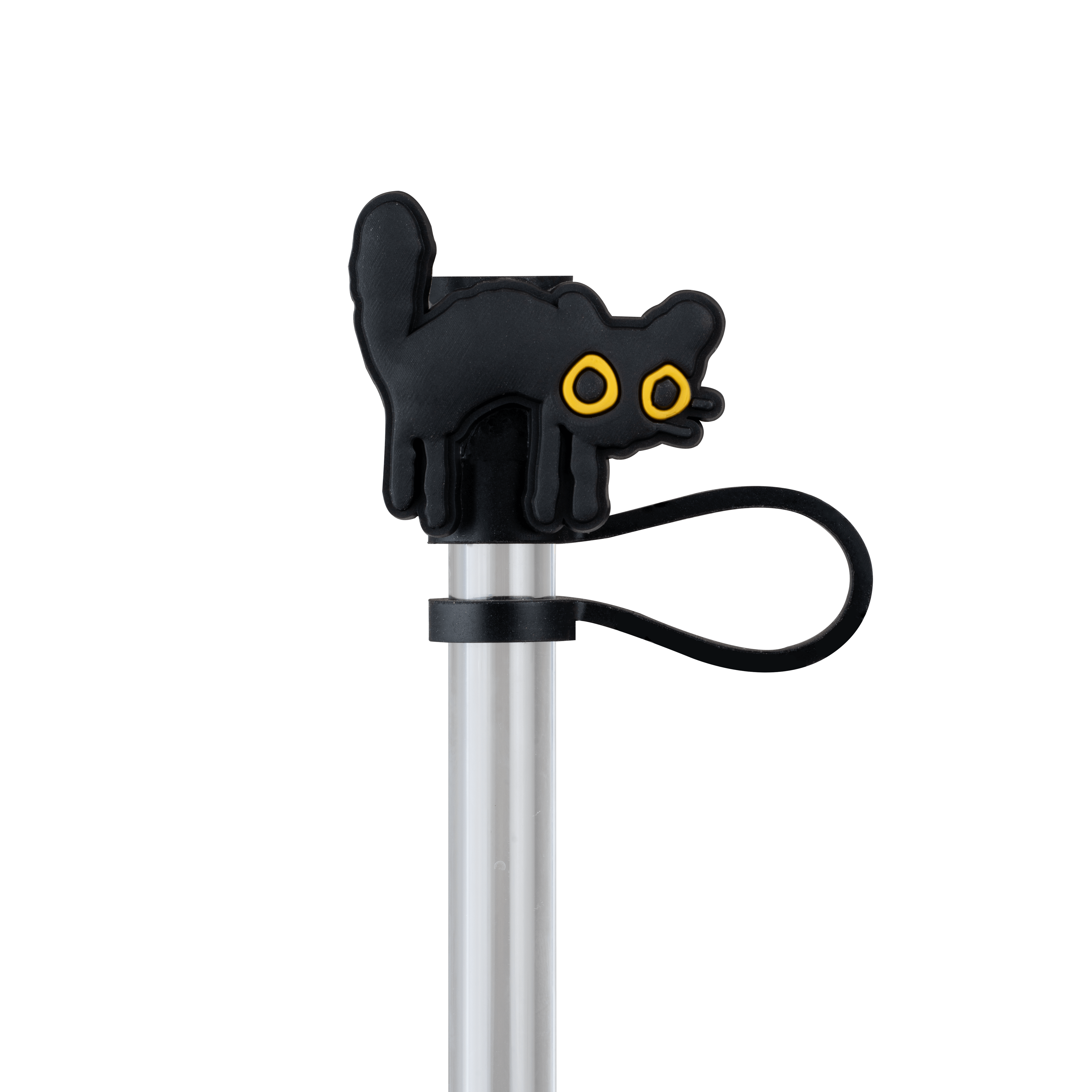 Black Cat Straw Topper