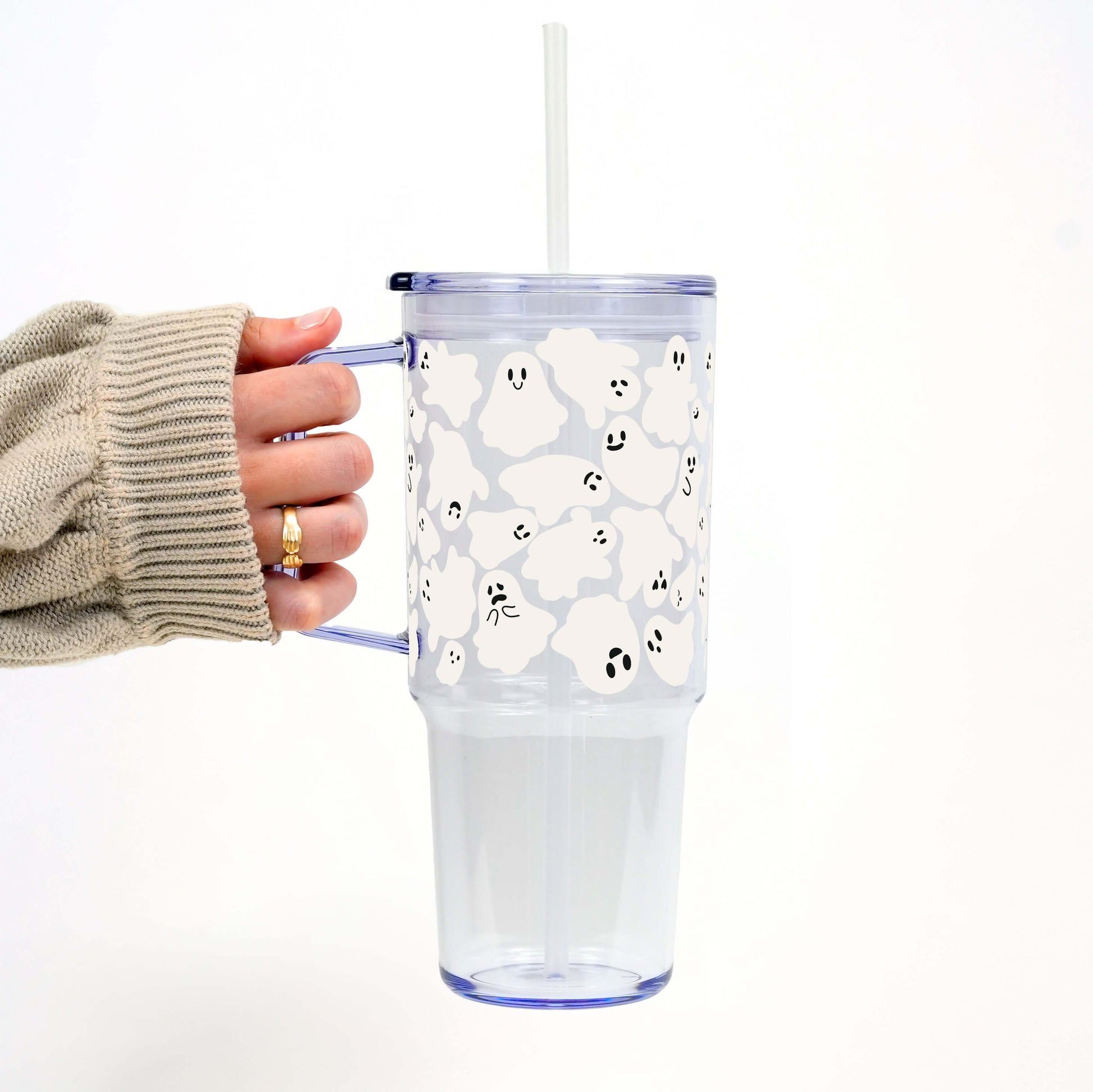 Classic Ghosties 40oz Tumbler with Lid and Straw from Sip Sip Hooray – Tumblers