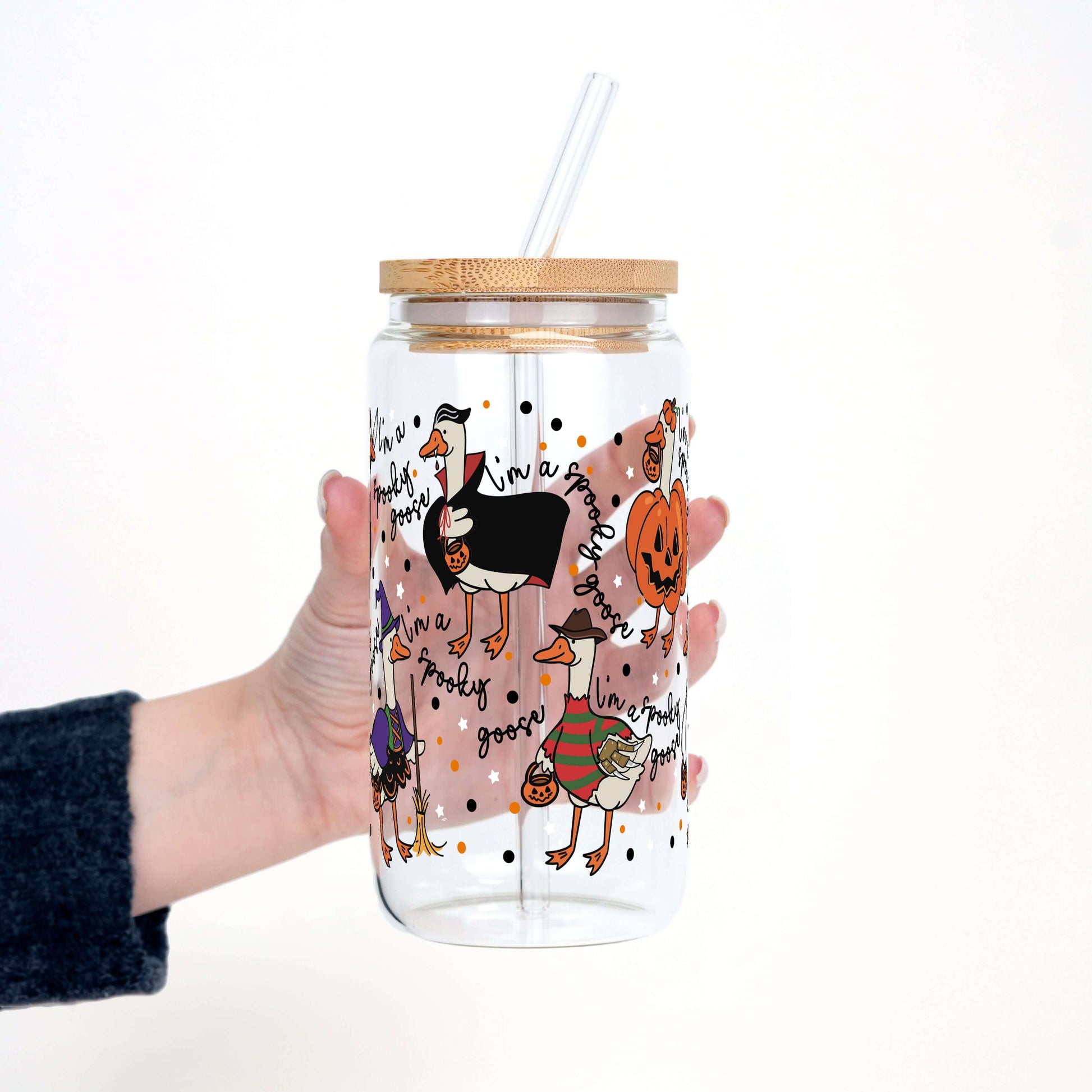 Spooky Goose Cup With Lid and Straw from Sip Sip Hooray – Tumblers