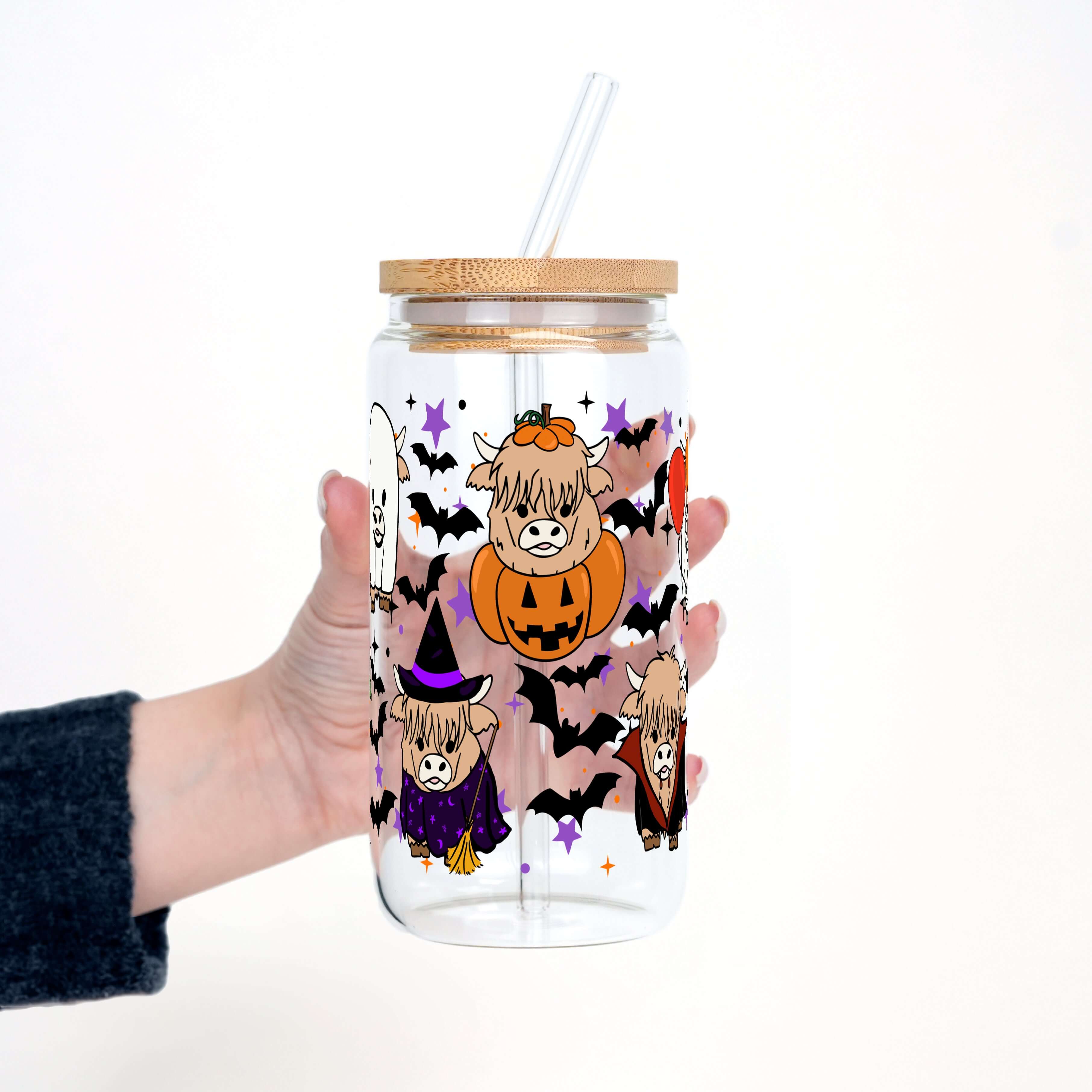 Highland Horror Cup With Lid and Straw