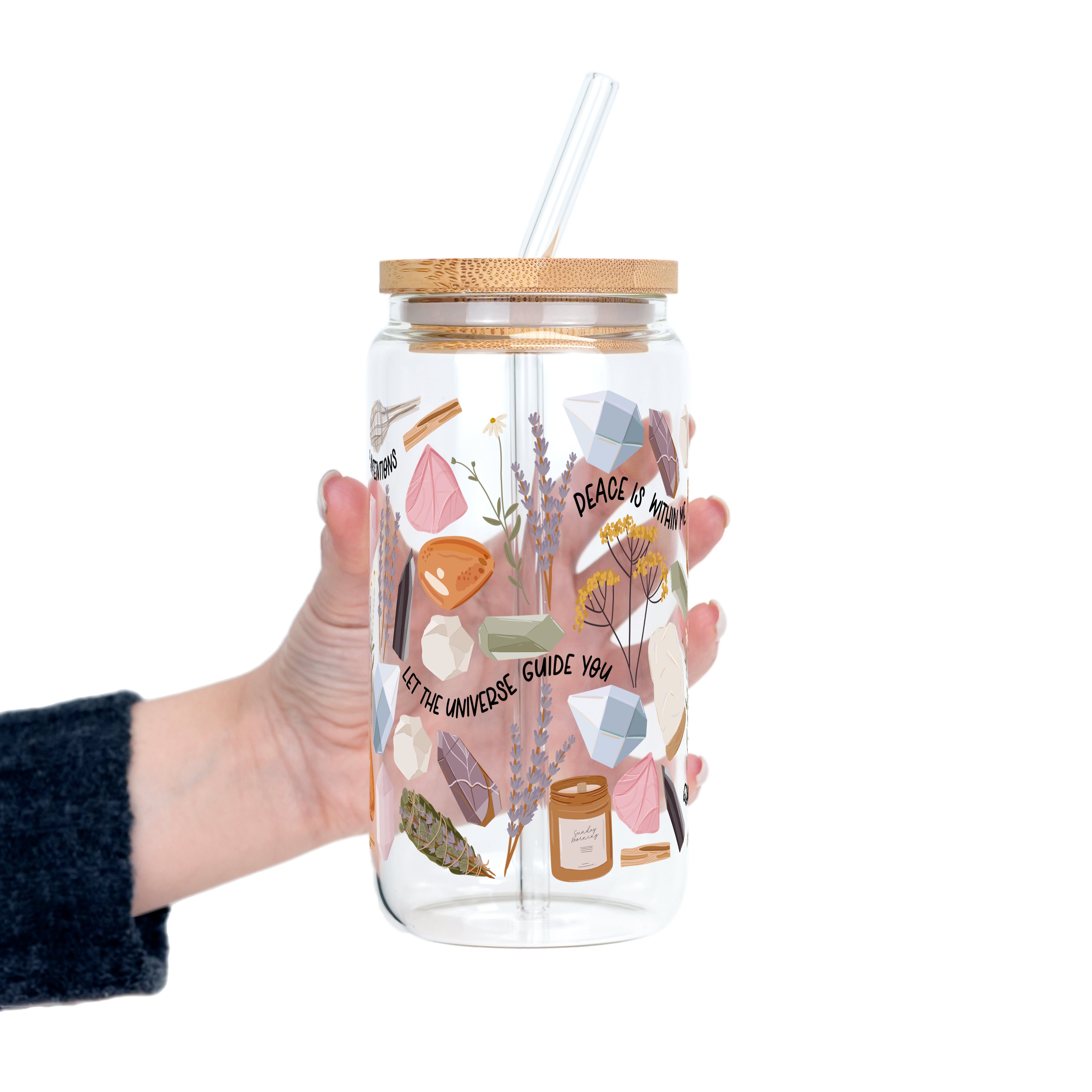 Daily Intentions Cup With Lid & Straw