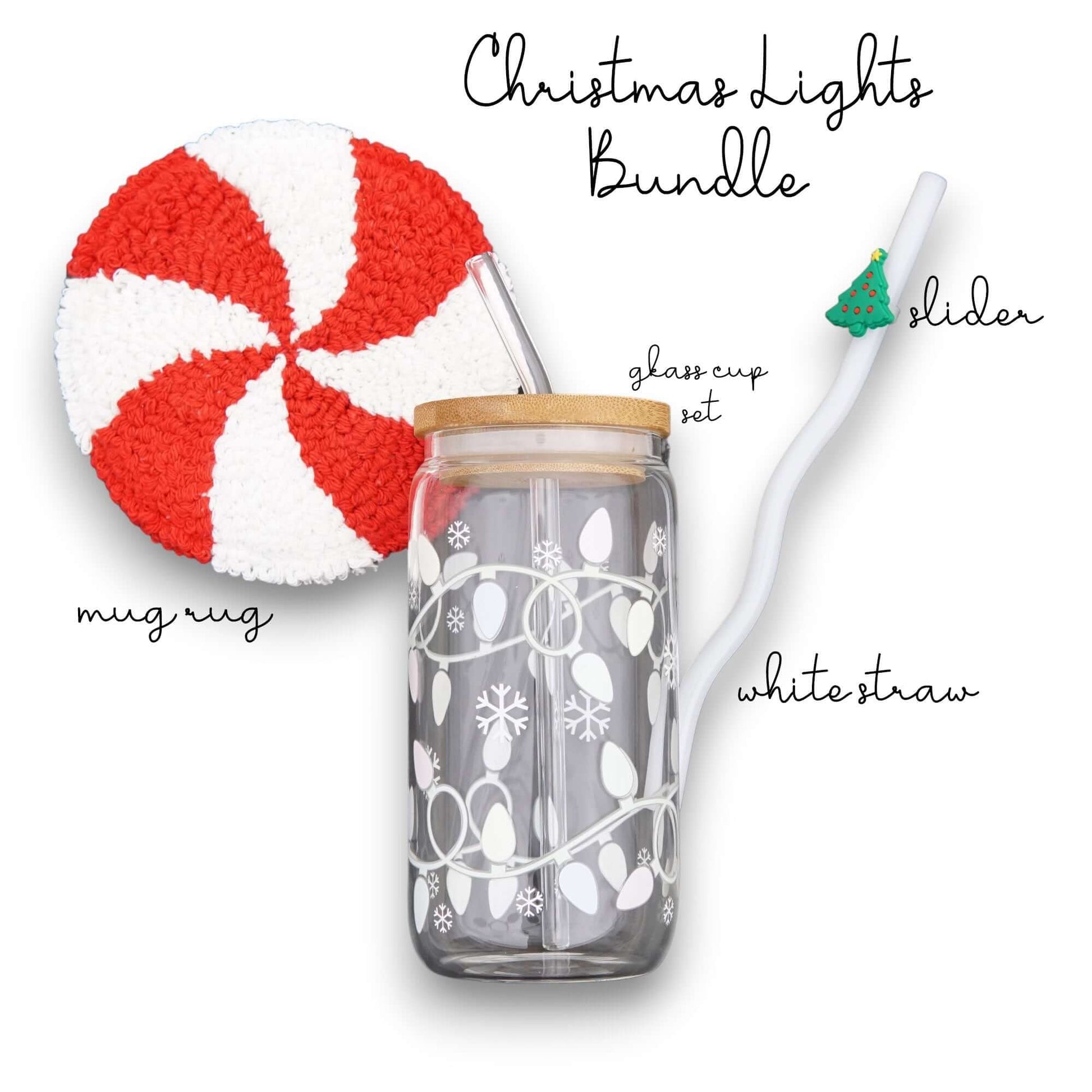 Color Changing Christmas Lights Cup with Lid and Straw from Sip Sip Hooray – Tumblers