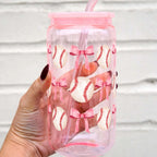 Coquette Baseball Cup With Lid and Straw from Sip Sip Hooray – Drinkware