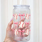 Coquette Baseball Cup With Lid and Straw from Sip Sip Hooray – Drinkware