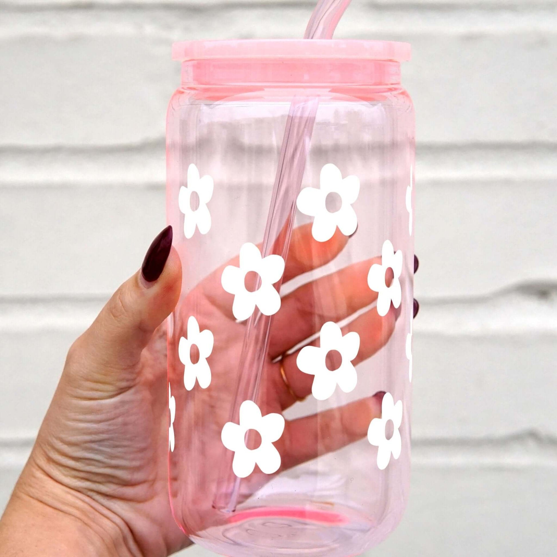 Cute Daisy Cup With Lid and Straw from Sip Sip Hooray – Tumblers
