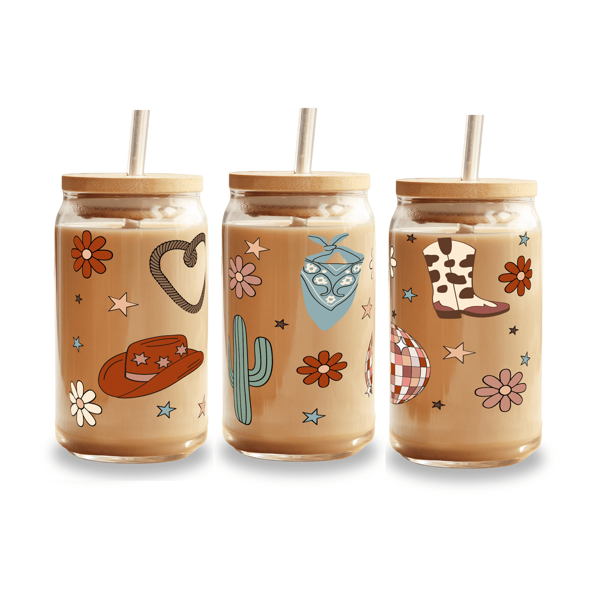 Cute Western Disco Cup with Lid and Straw from Sip Sip Hooray – Tumblers