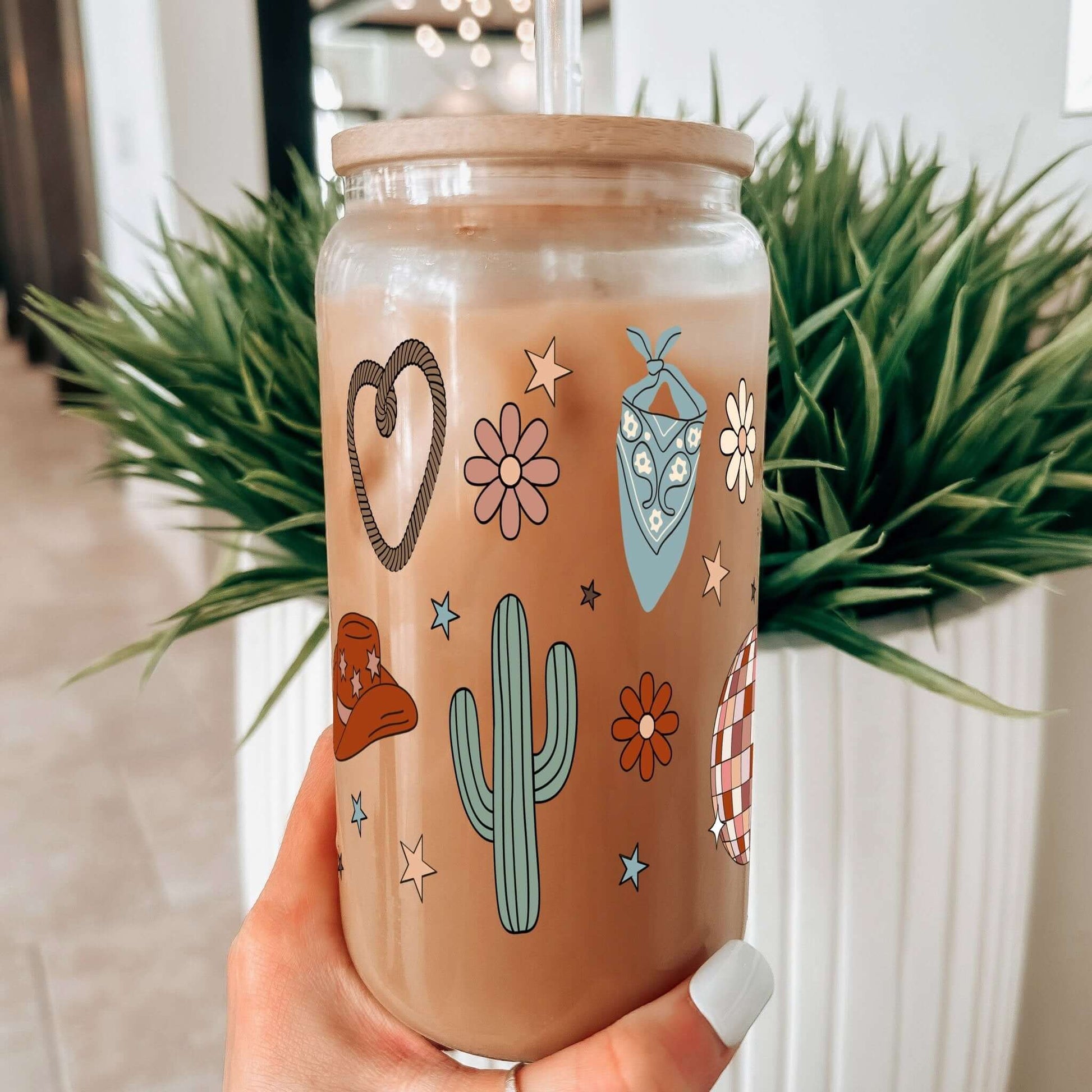 Cute Western Disco Cup with Lid and Straw from Sip Sip Hooray – Tumblers