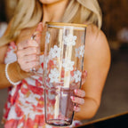 Daisy 40oz Glass or Plastic Tumbler With Lid and Straw from Sip Sip Hooray – Tumblers