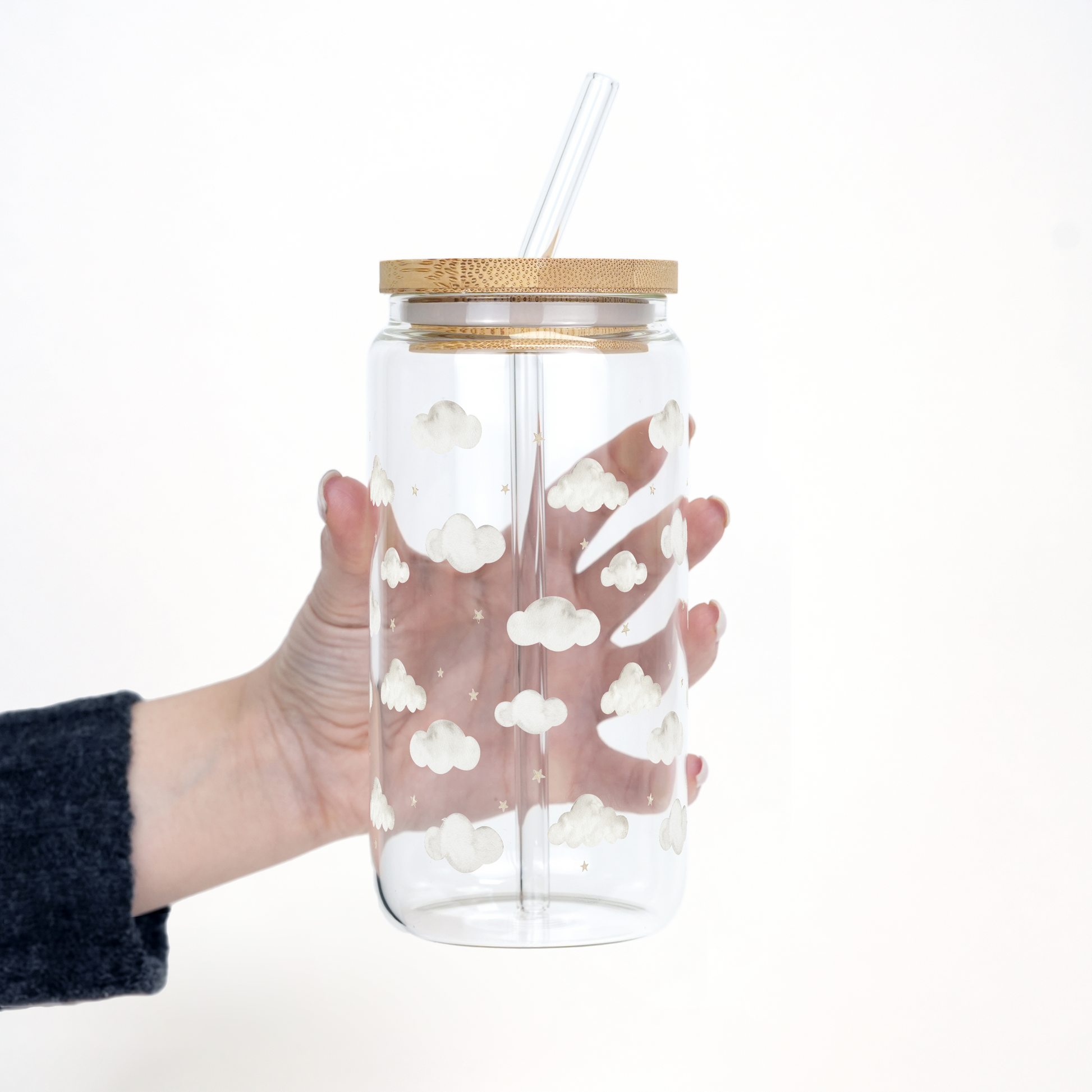 Dreamy Clouds Cup With Lid and Straw from Sip Sip Hooray – Tumblers