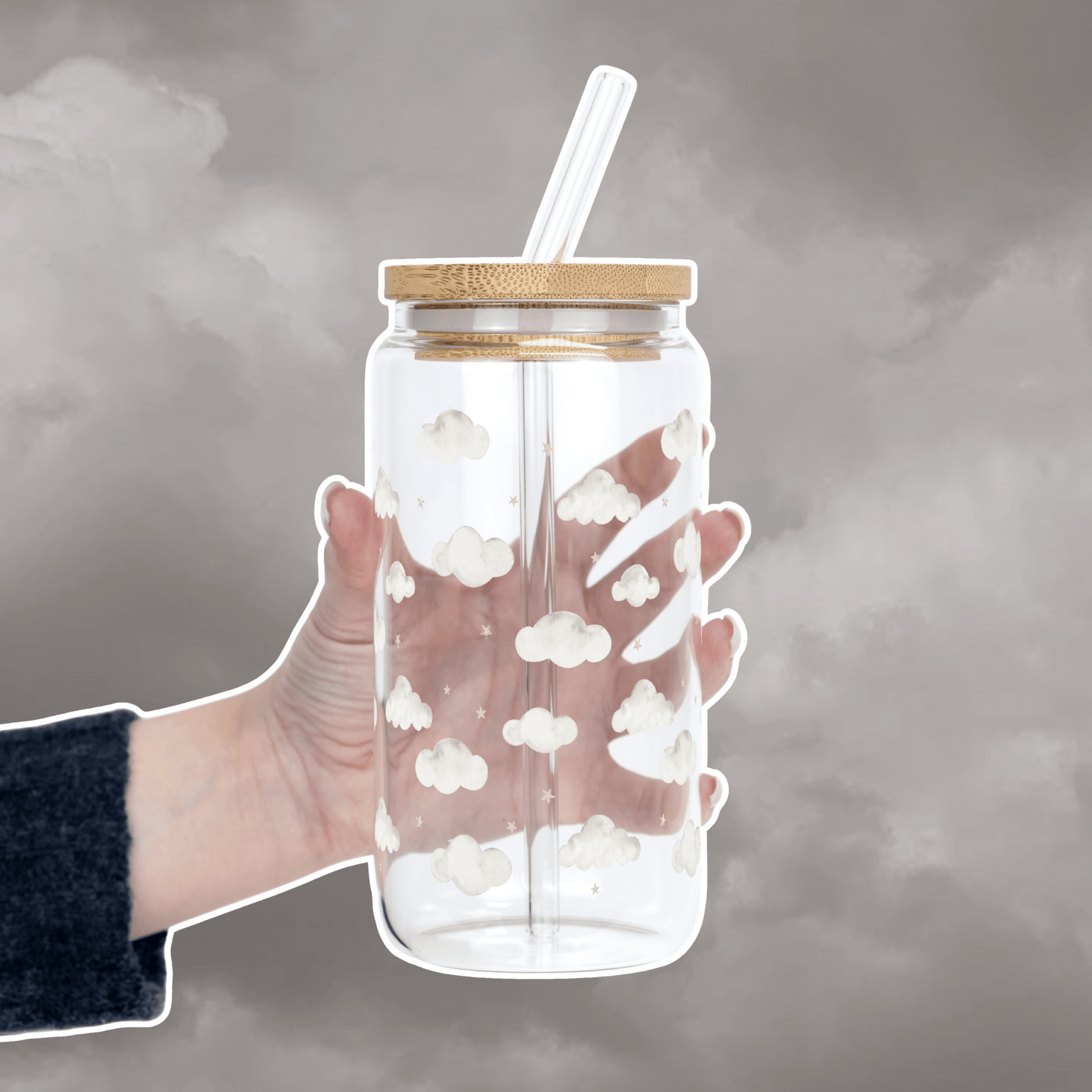 Dreamy Clouds Cup With Lid and Straw from Sip Sip Hooray – Tumblers