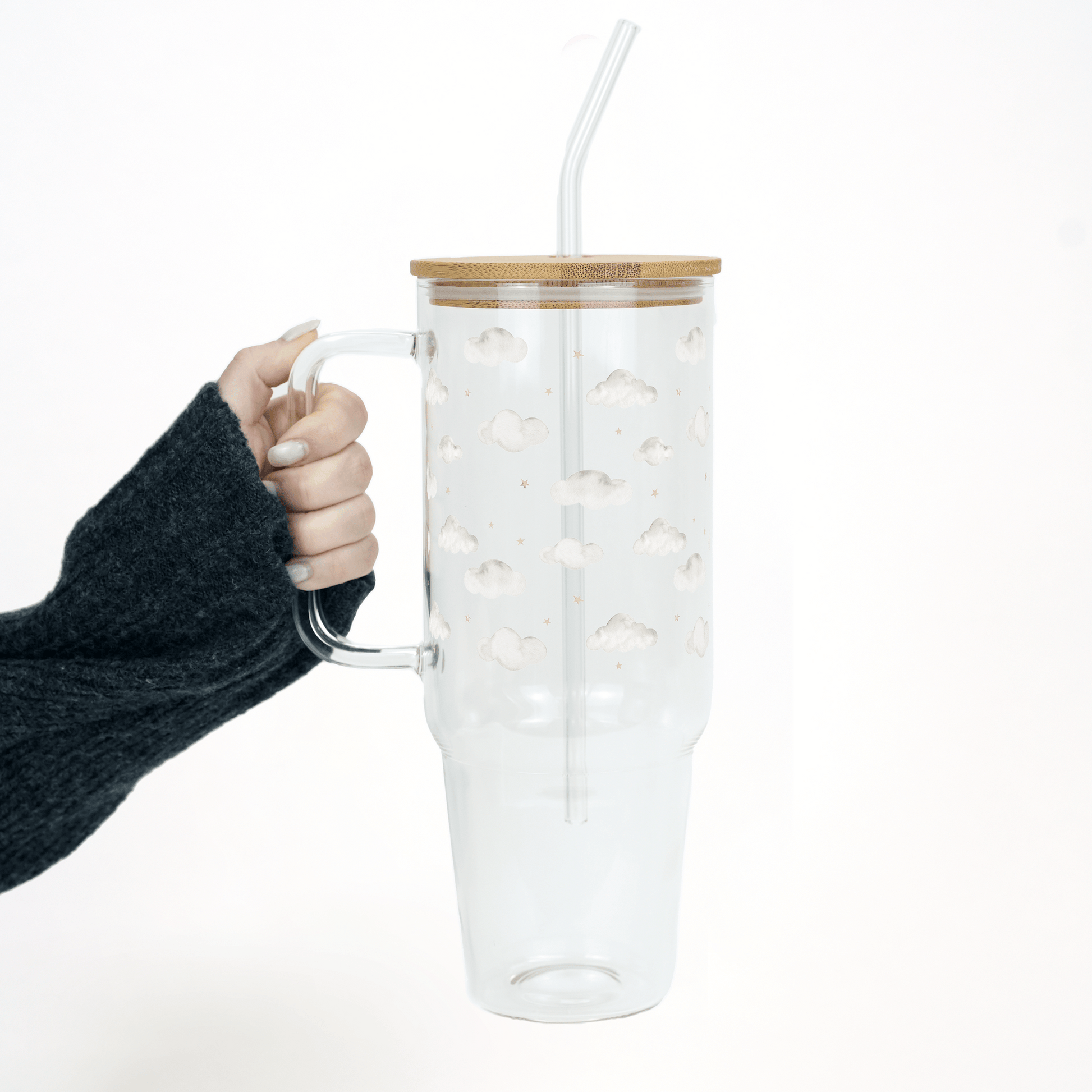 Dreamy Clouds 40oz Cup With Lid and Straw from Sip Sip Hooray – Tumblers