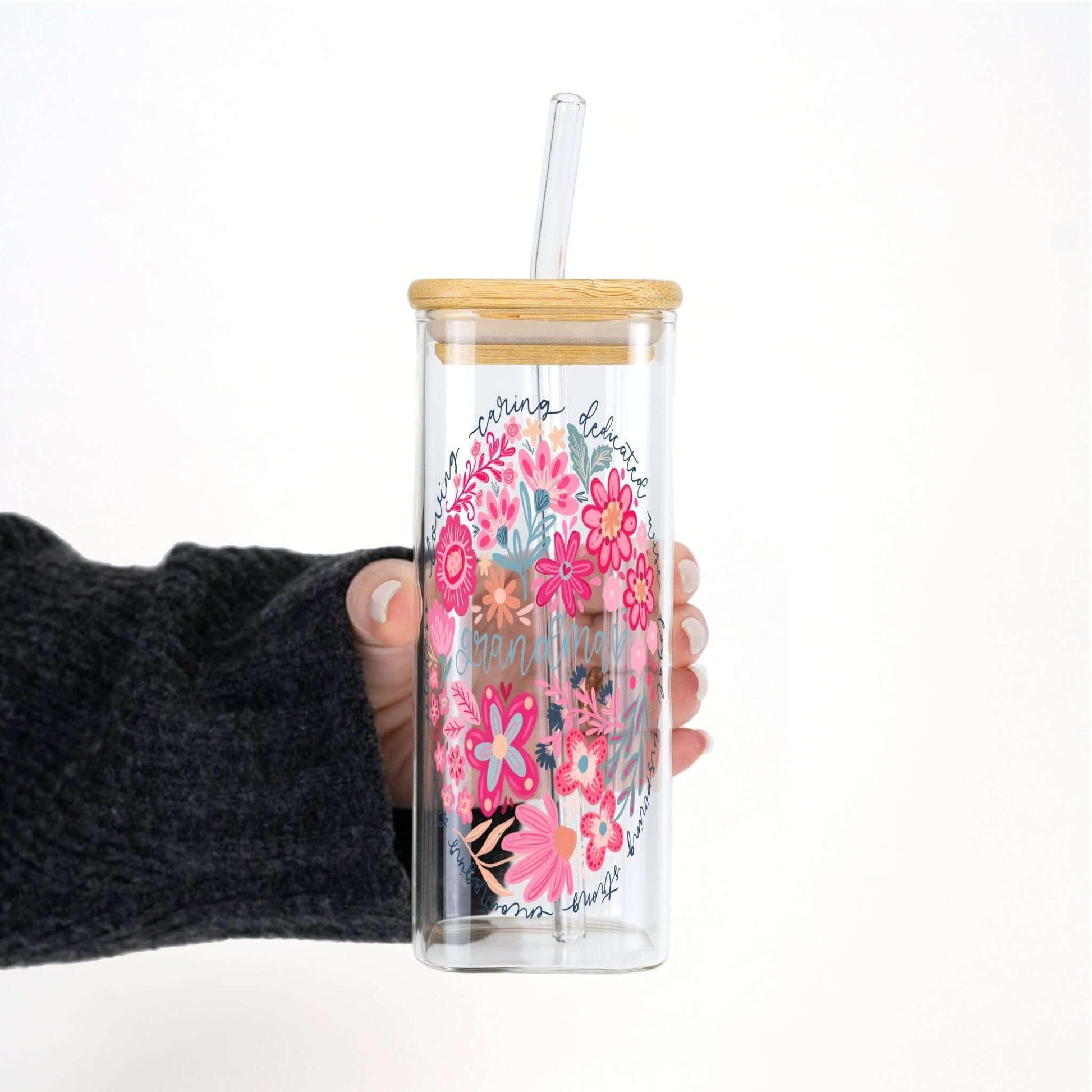 Floral Grandma Cup With Lid And Straw from Sip Sip Hooray – Tumblers