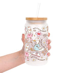 Registered Silly Goose Glass Cup, Mug & Tumbler with Lid and Straw