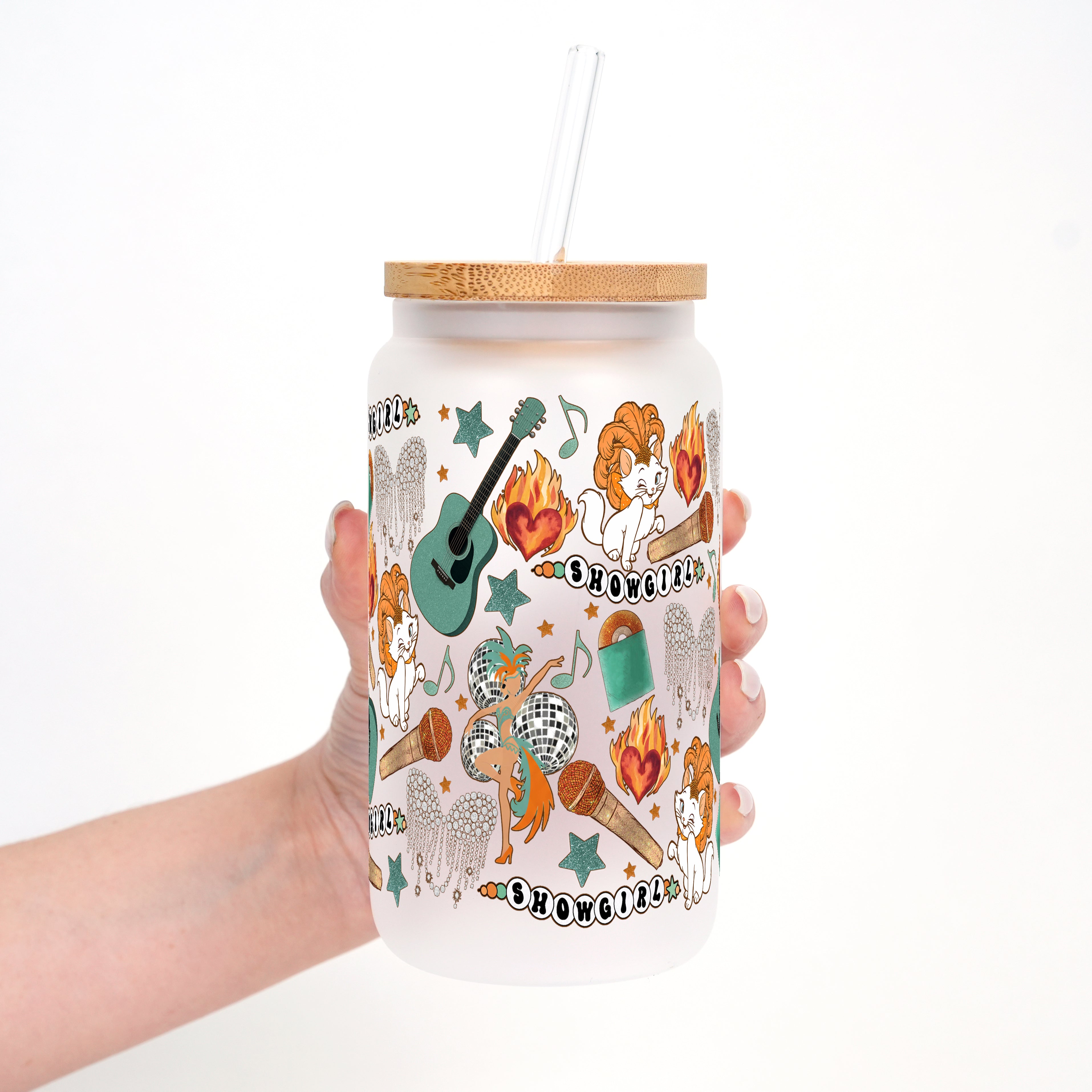 Showgirl Cup with Lid & Straw