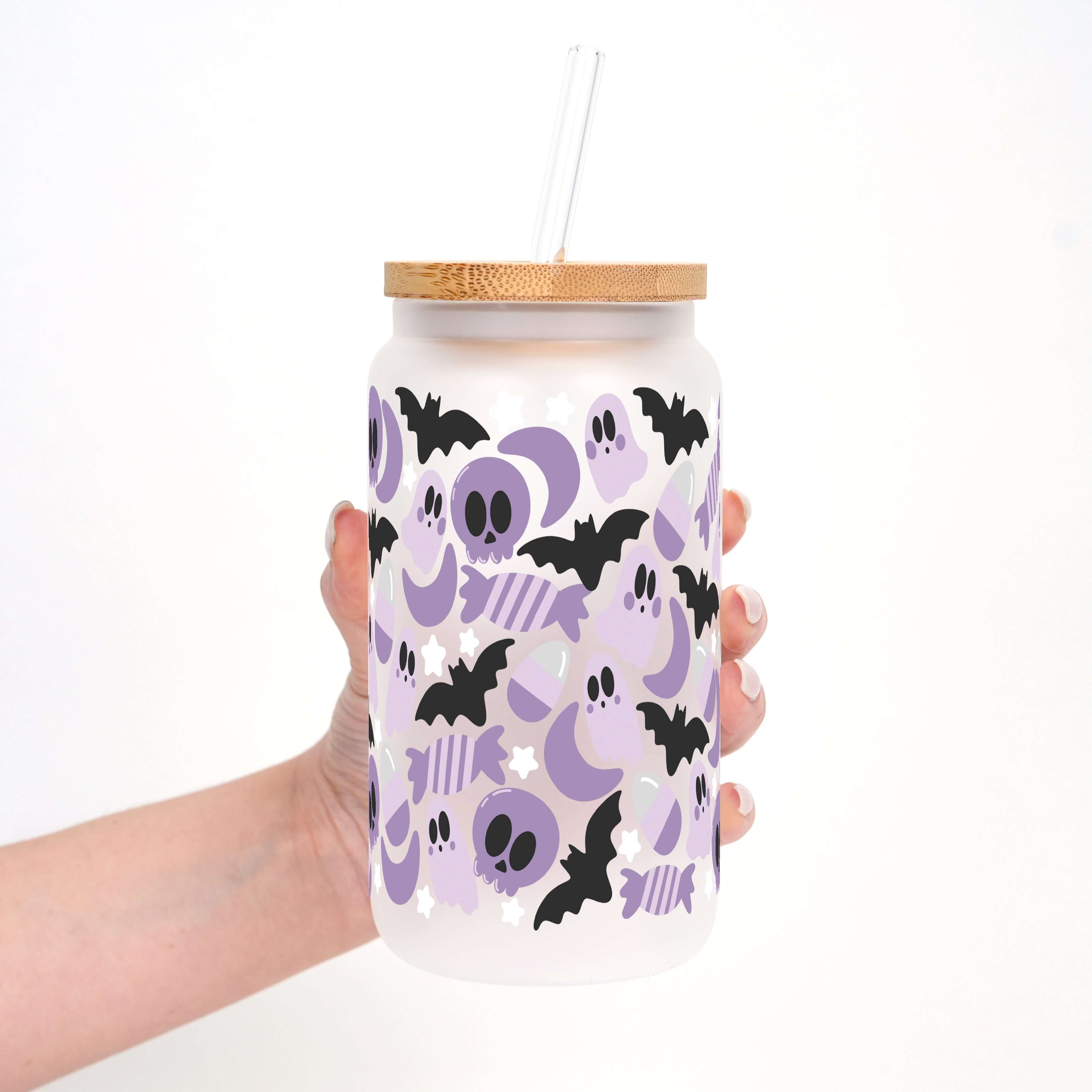 Sweet & Spooky Cup With Lid and Straw