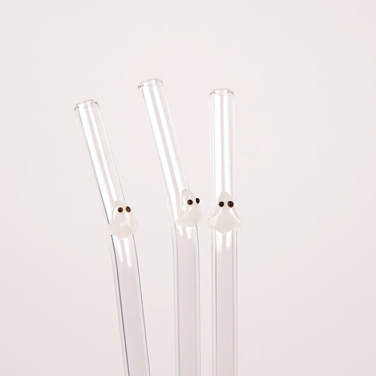 Ghostie Glass Reusable Straw