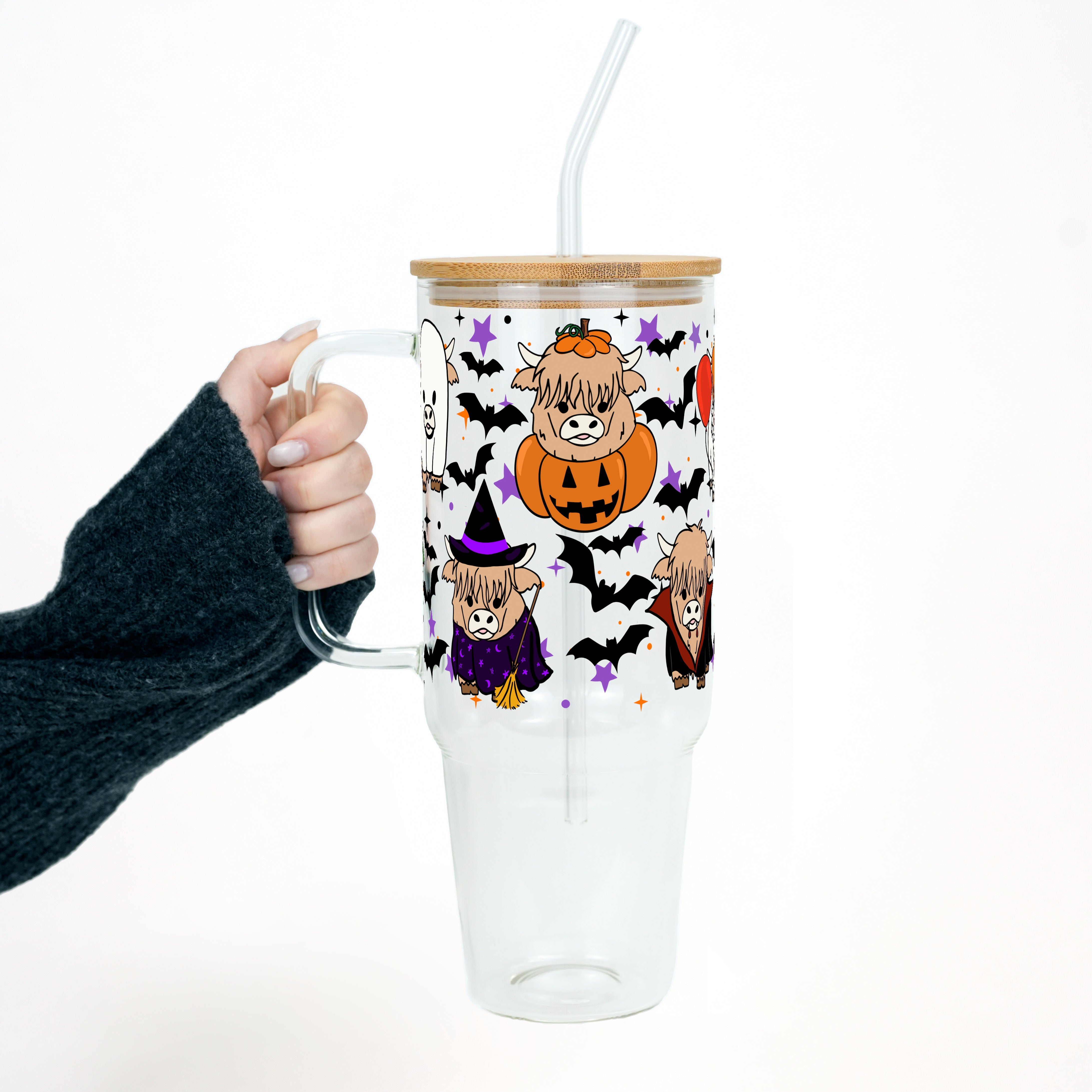 Highland Horror 40oz Tumbler with Lid and Straw