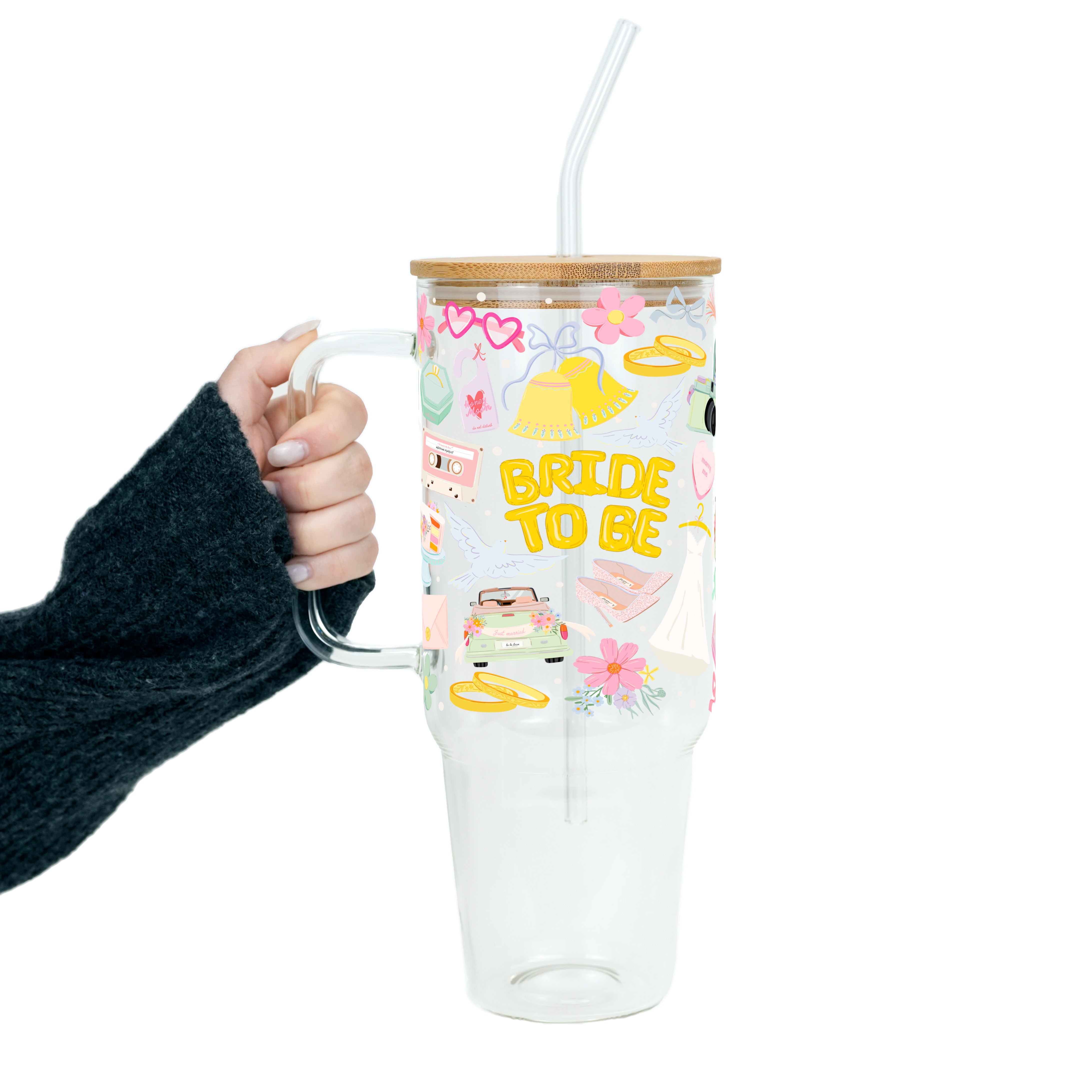 Bride To Be Tumbler With Lid & Straw