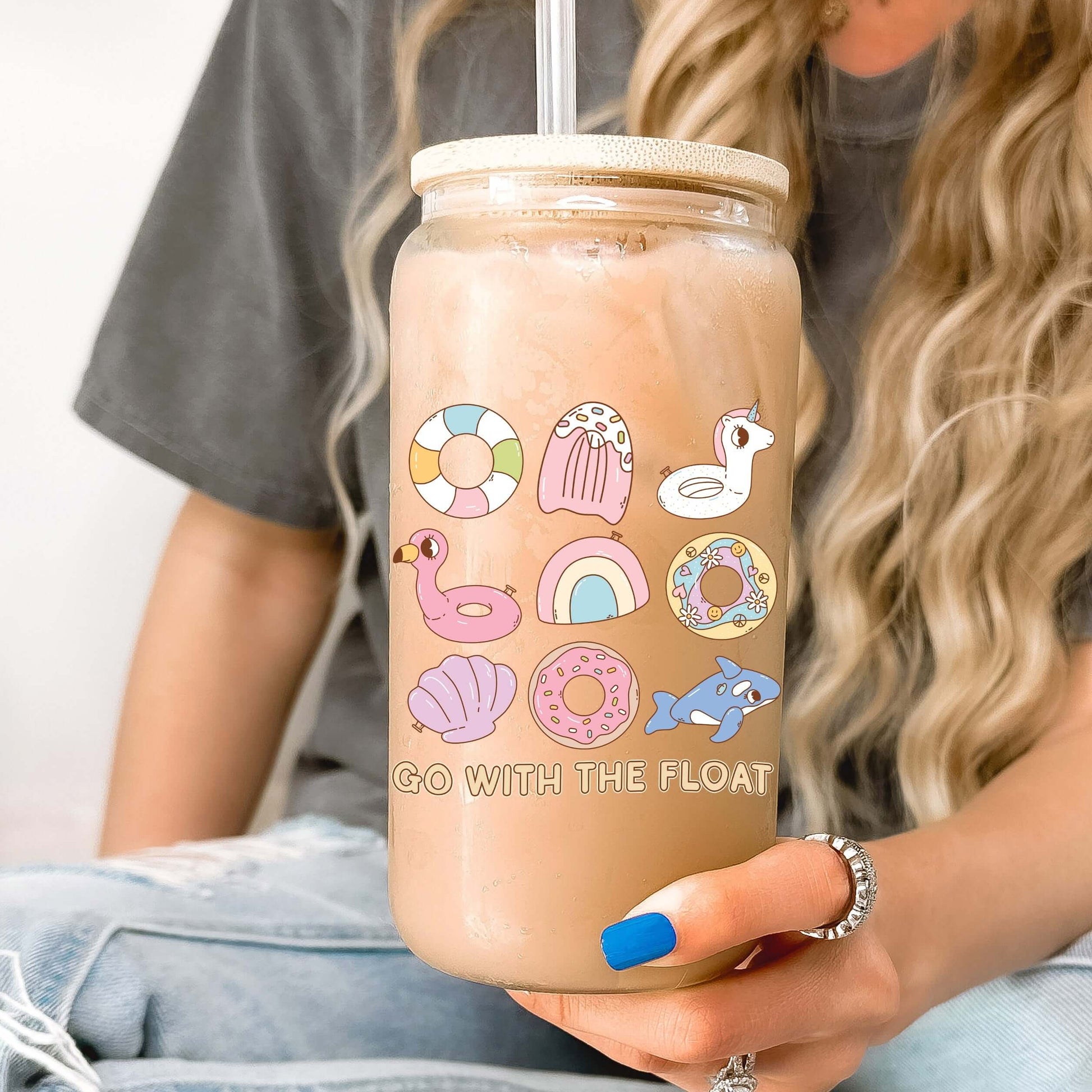 Go With The Float Cup With Lid and Straw from Sip Sip Hooray – Tumblers