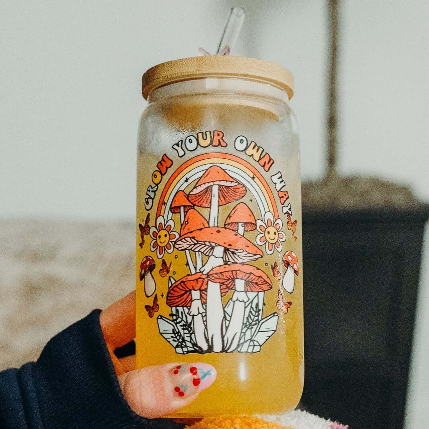 Grow Your Own Way Cup With Lid and Straw from Sip Sip Hooray – Tumblers