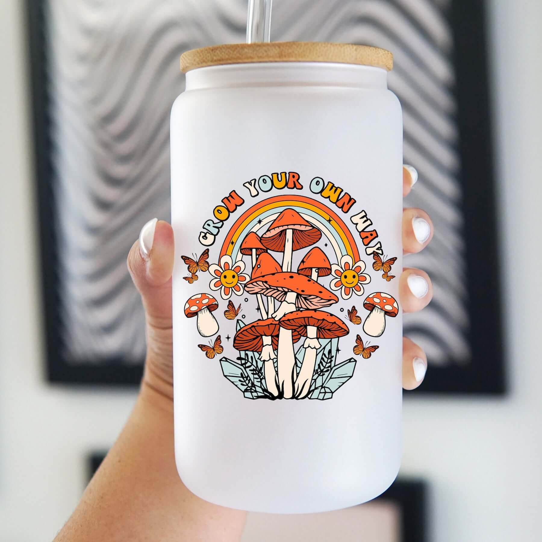 Grow Your Own Way Cup With Lid and Straw