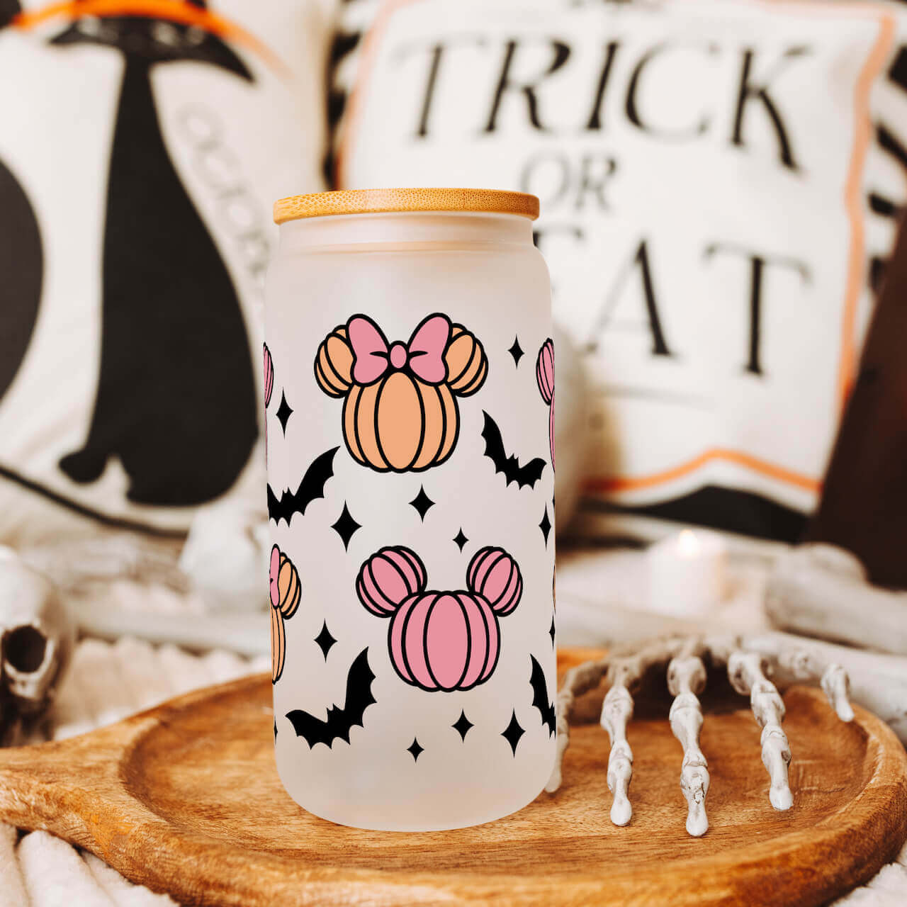 Halloween Mouse Pumpkins Cup With Lid and Straw from Sip Sip Hooray – Tumblers