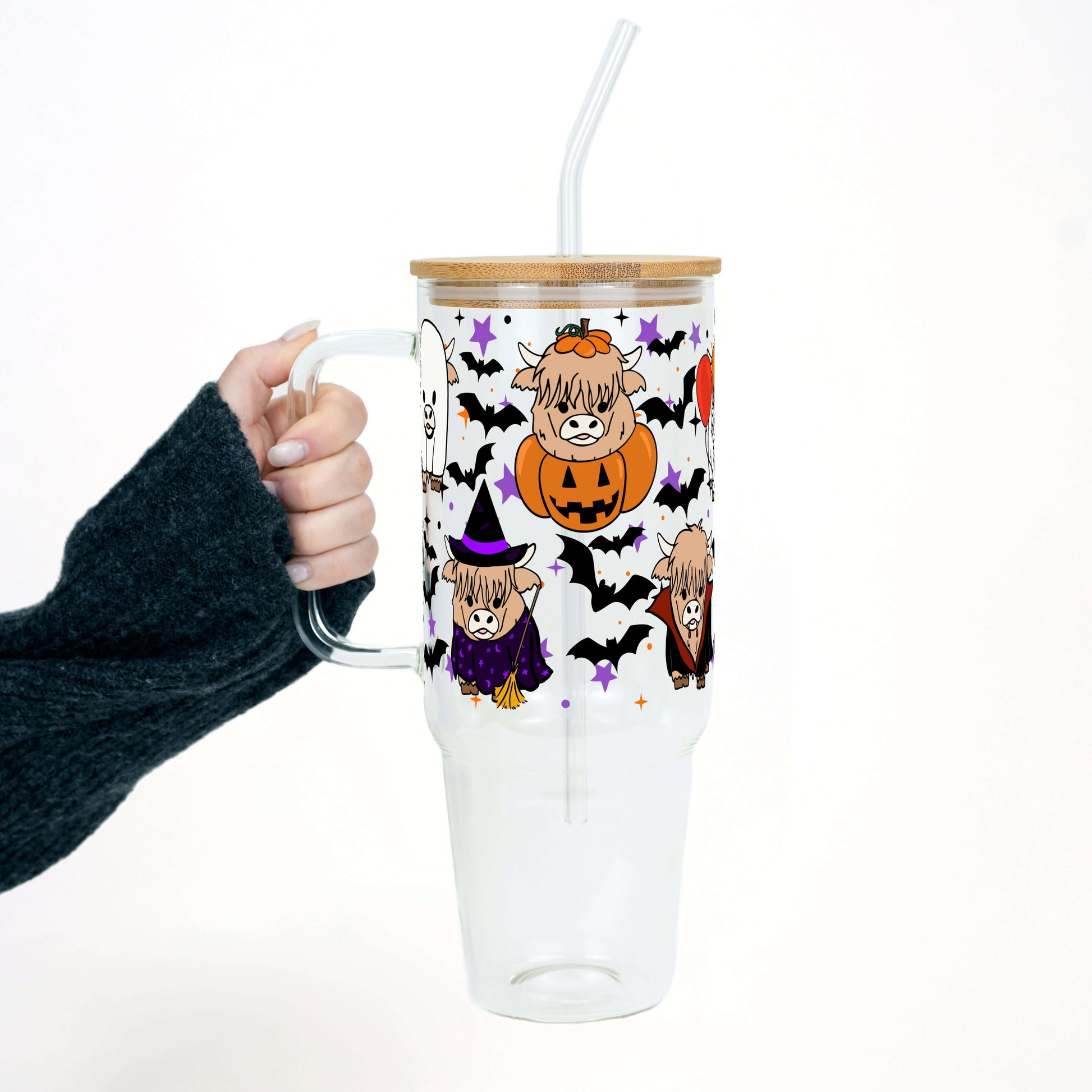 Highland Horror 40oz Tumbler with Lid and Straw from Sip Sip Hooray – Tumblers