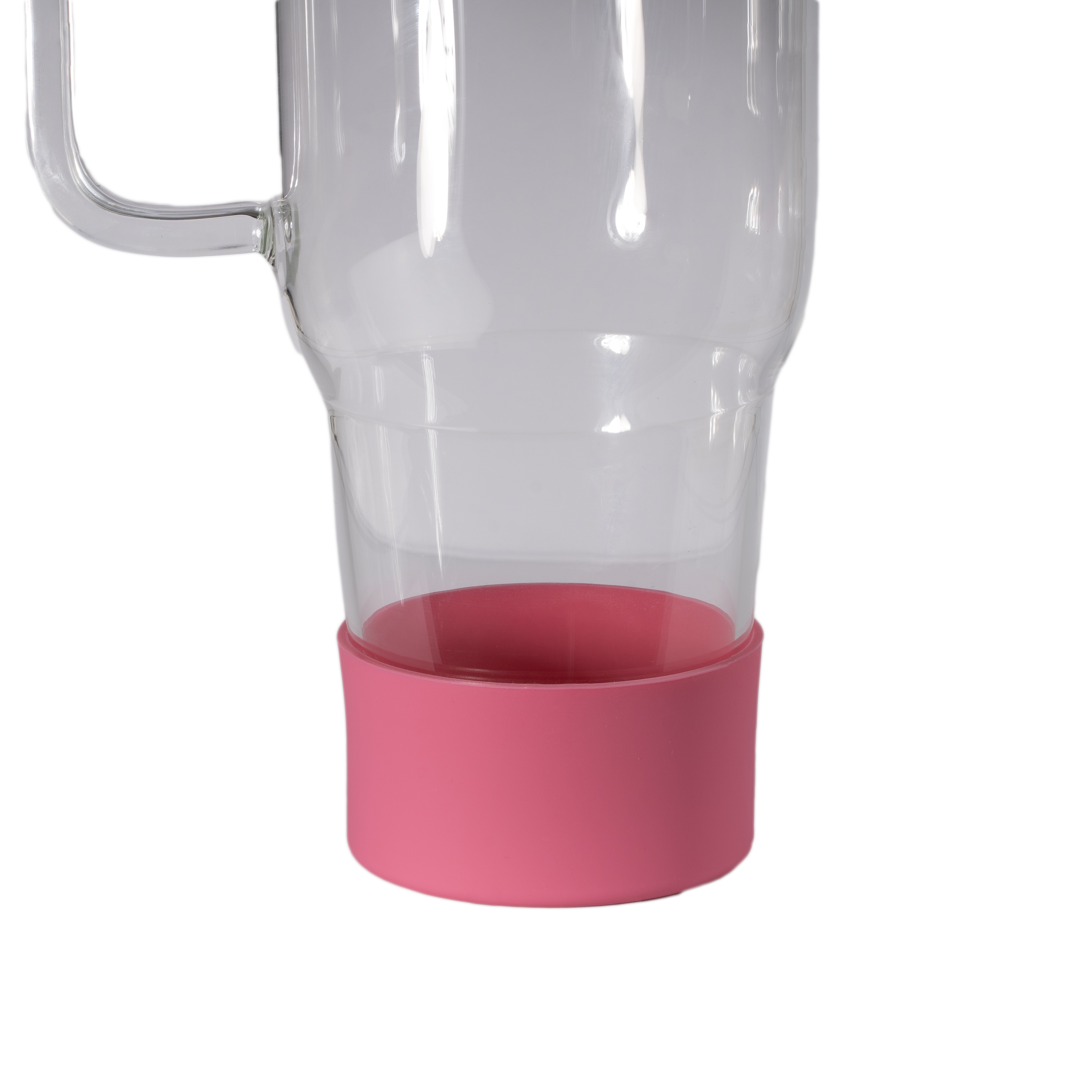 Hot Pink Silicone Boot Cover, Universal Bottom Protector for 32oz & 40oz Tumblers