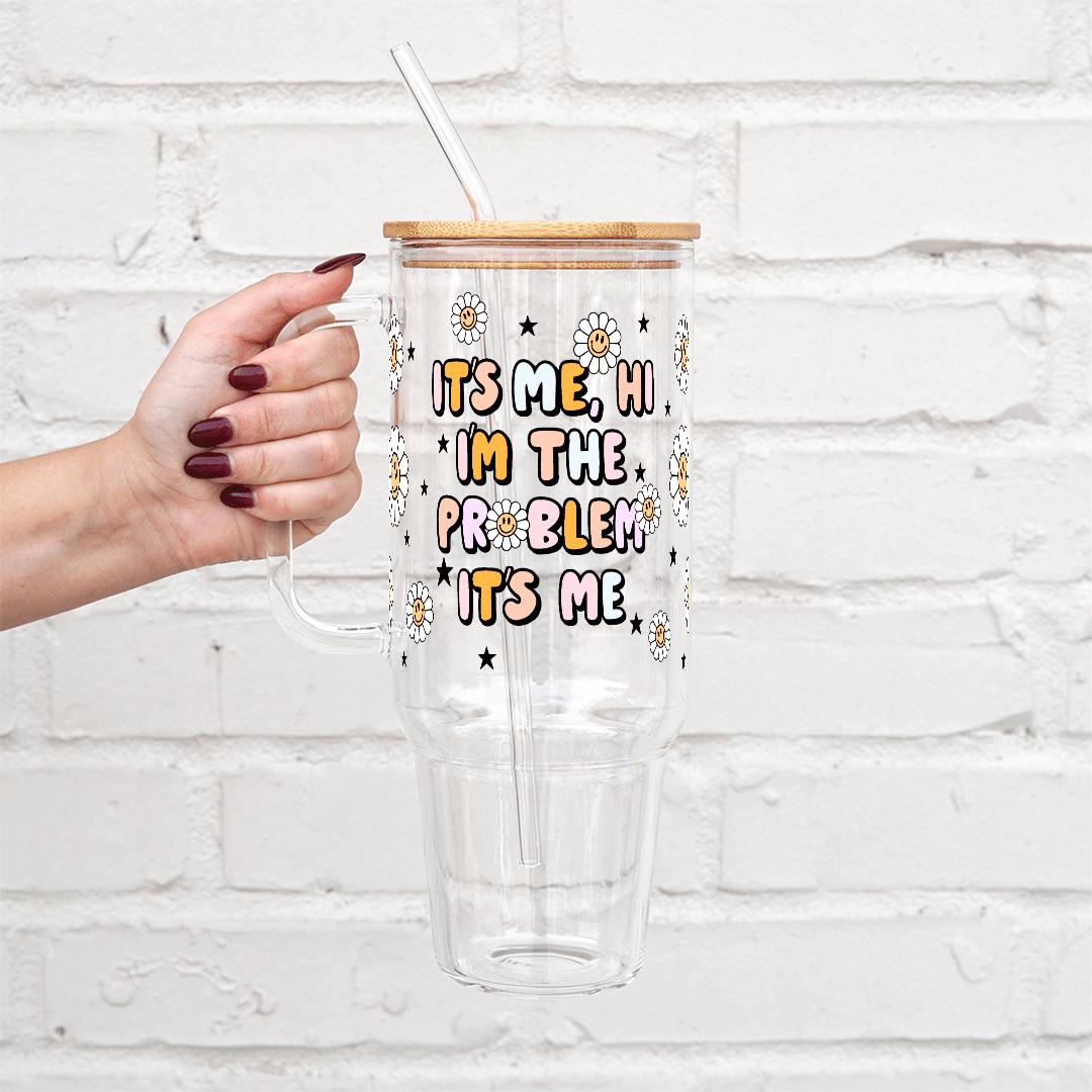 I'm the Problem Tumbler with Lid and Straw