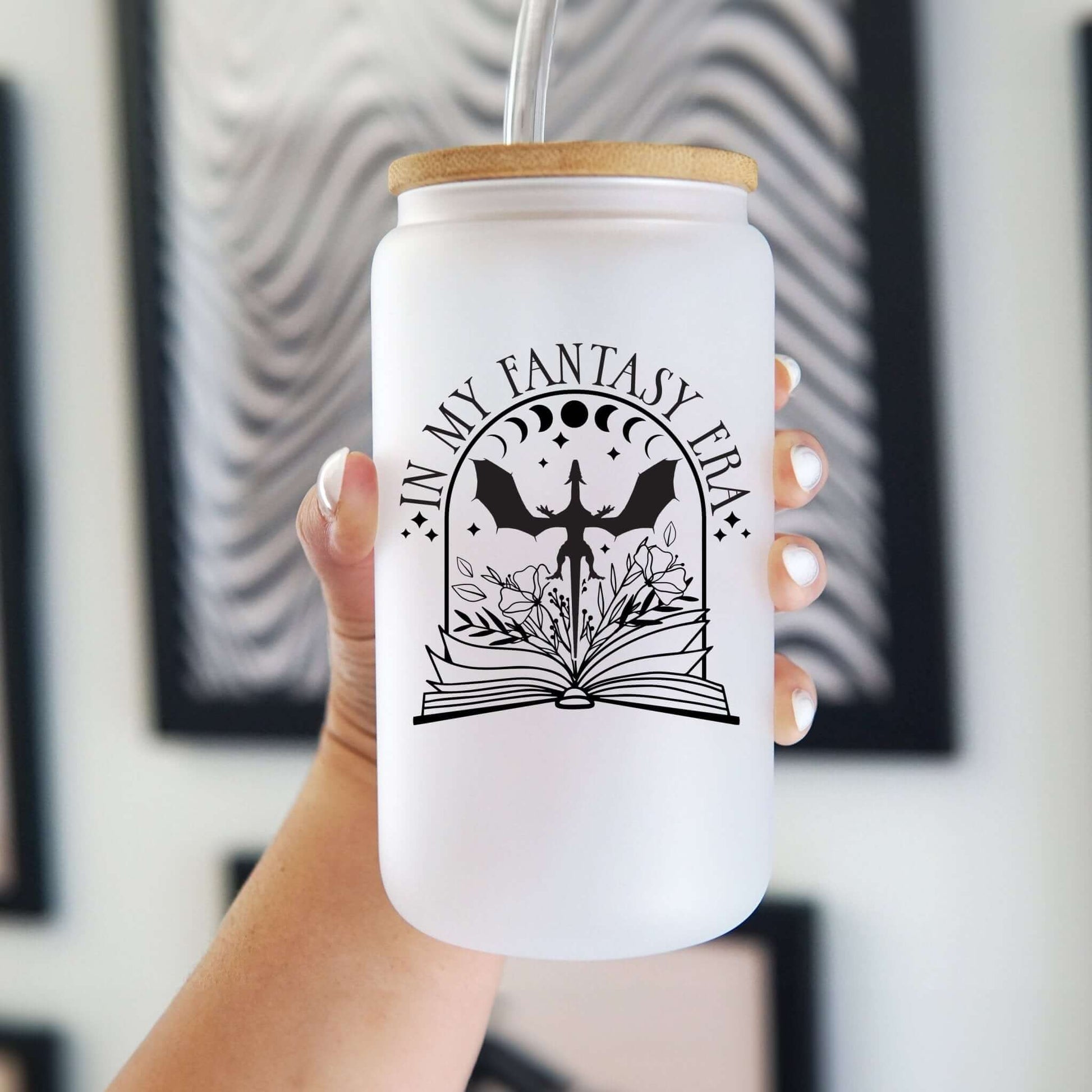 In My Fantasy Era Can Cup With Lid and Straw from Sip Sip Hooray – Drinkware