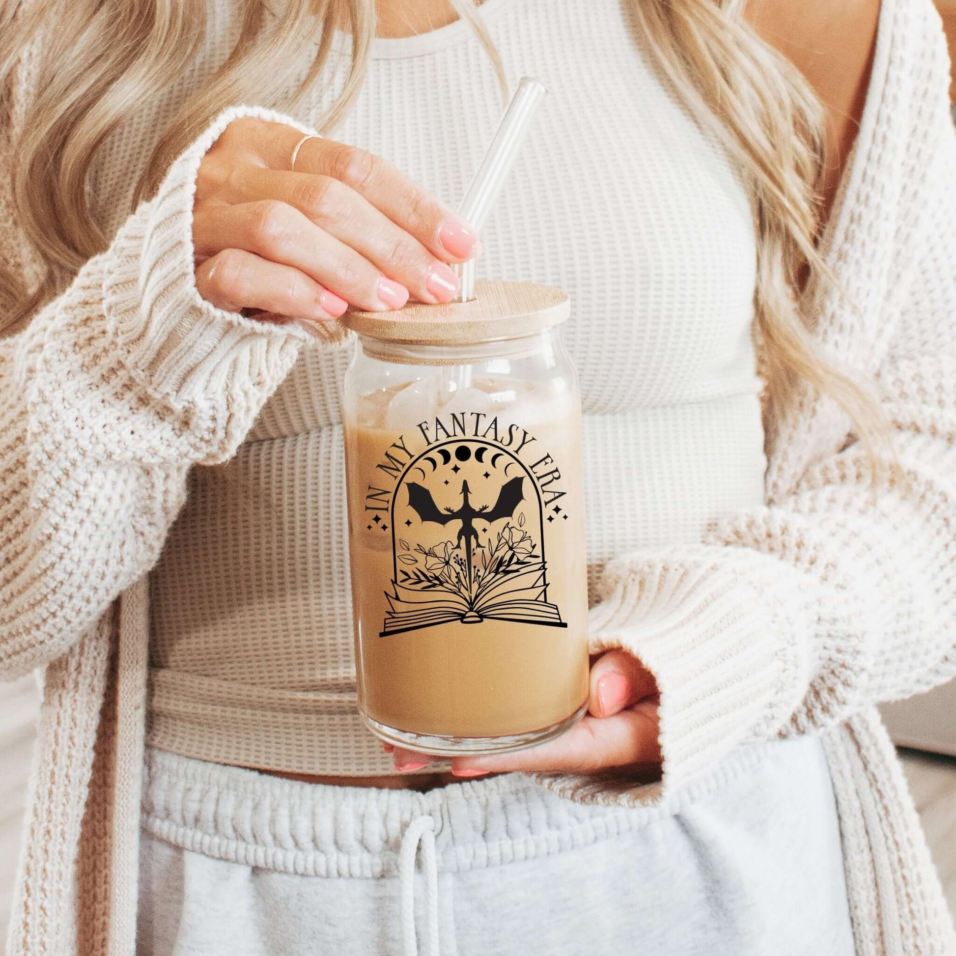 In My Fantasy Era Can Cup With Lid and Straw from Sip Sip Hooray – Drinkware