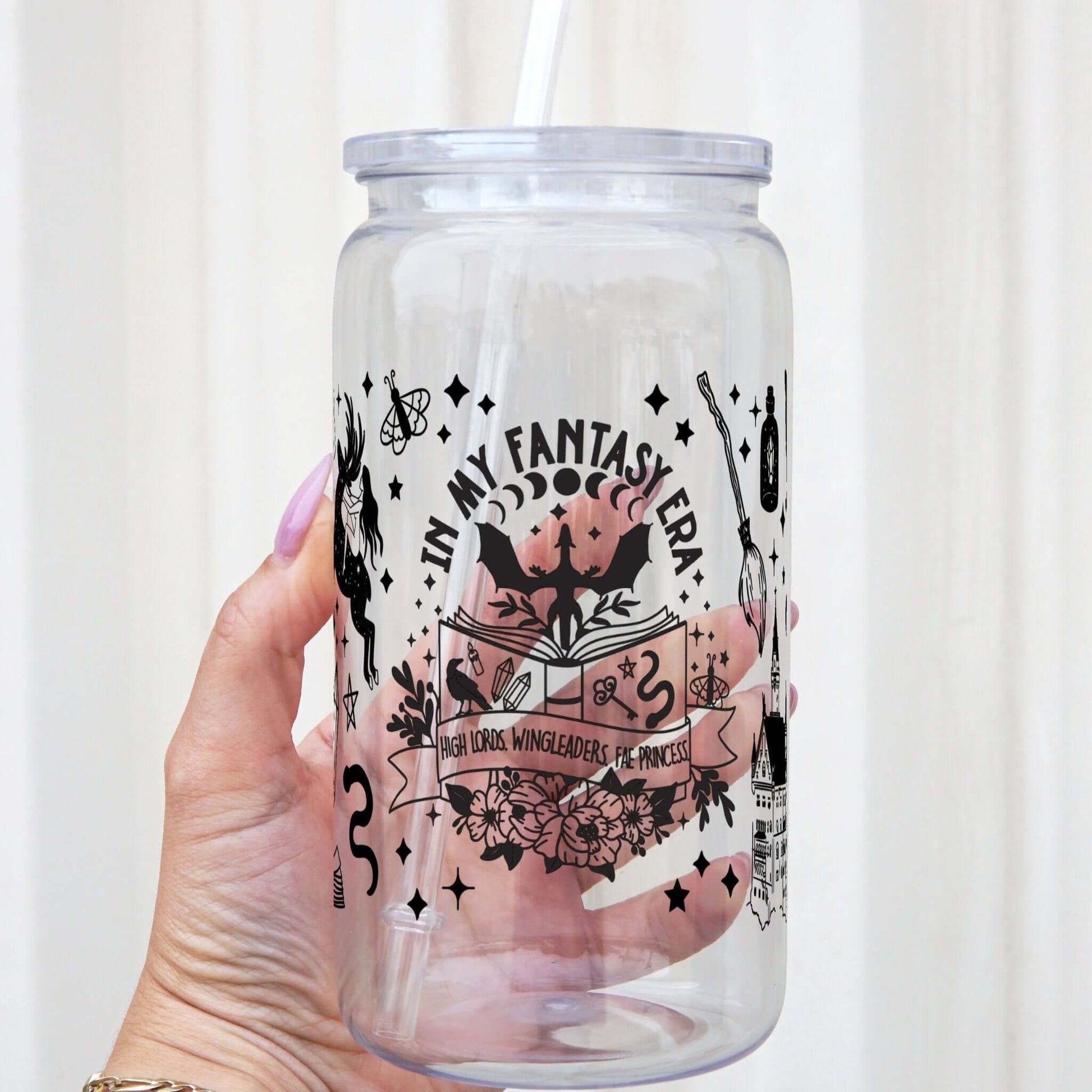 In My Fantasy Era Cup with Lid and Straw from Sip Sip Hooray – Drinkware
